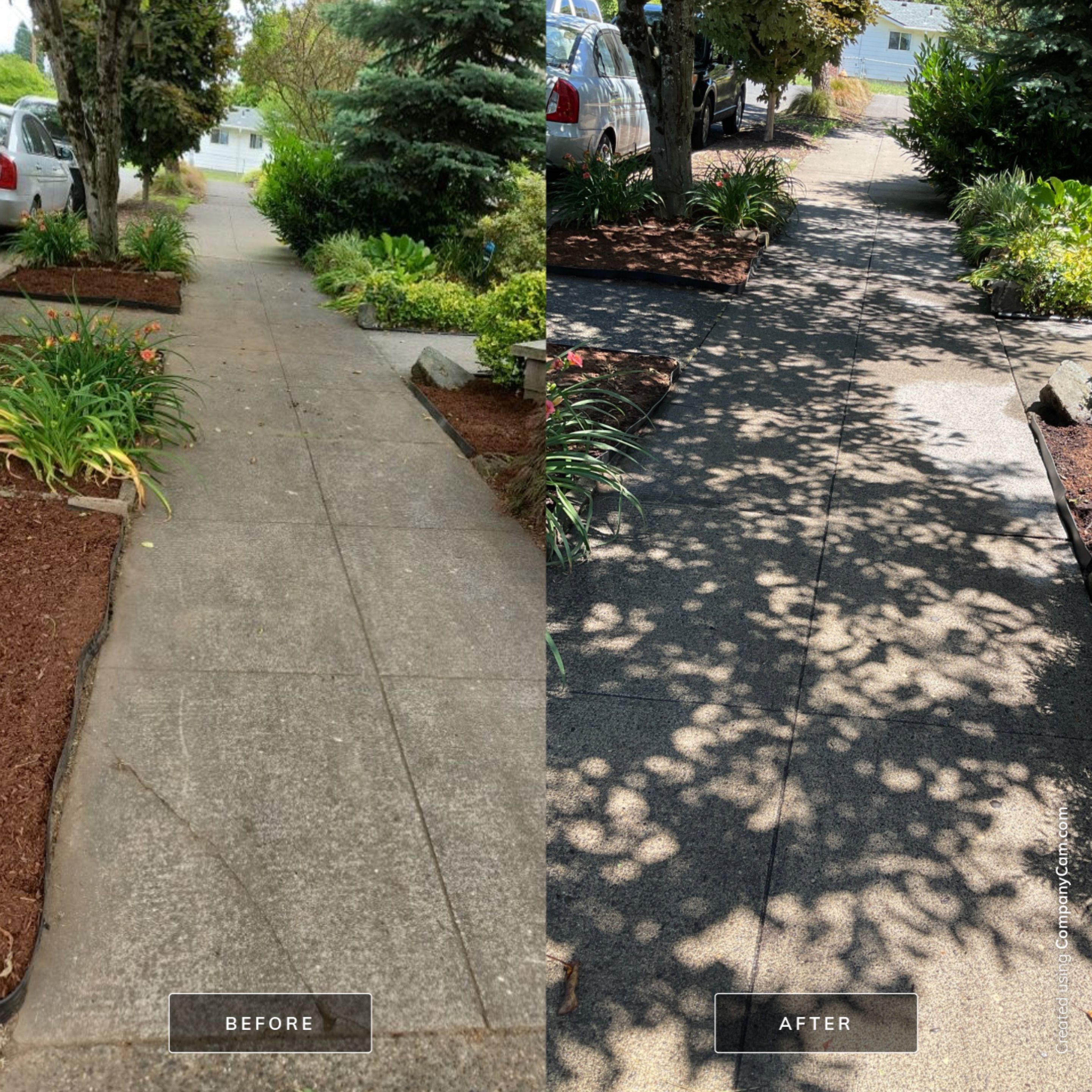 Deck, Patio and Drive Wash using Surface washer by Willamette Outdoor Wash LLC