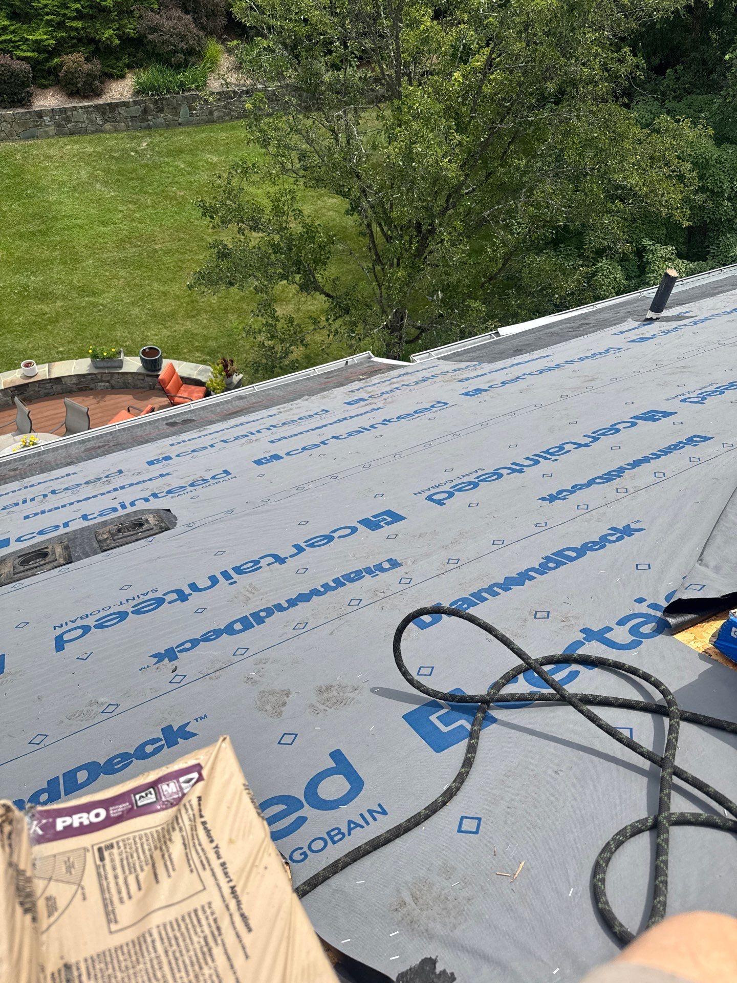 New Shingle Roof & New Gutters and downspouts with covers by Alpha Design Services