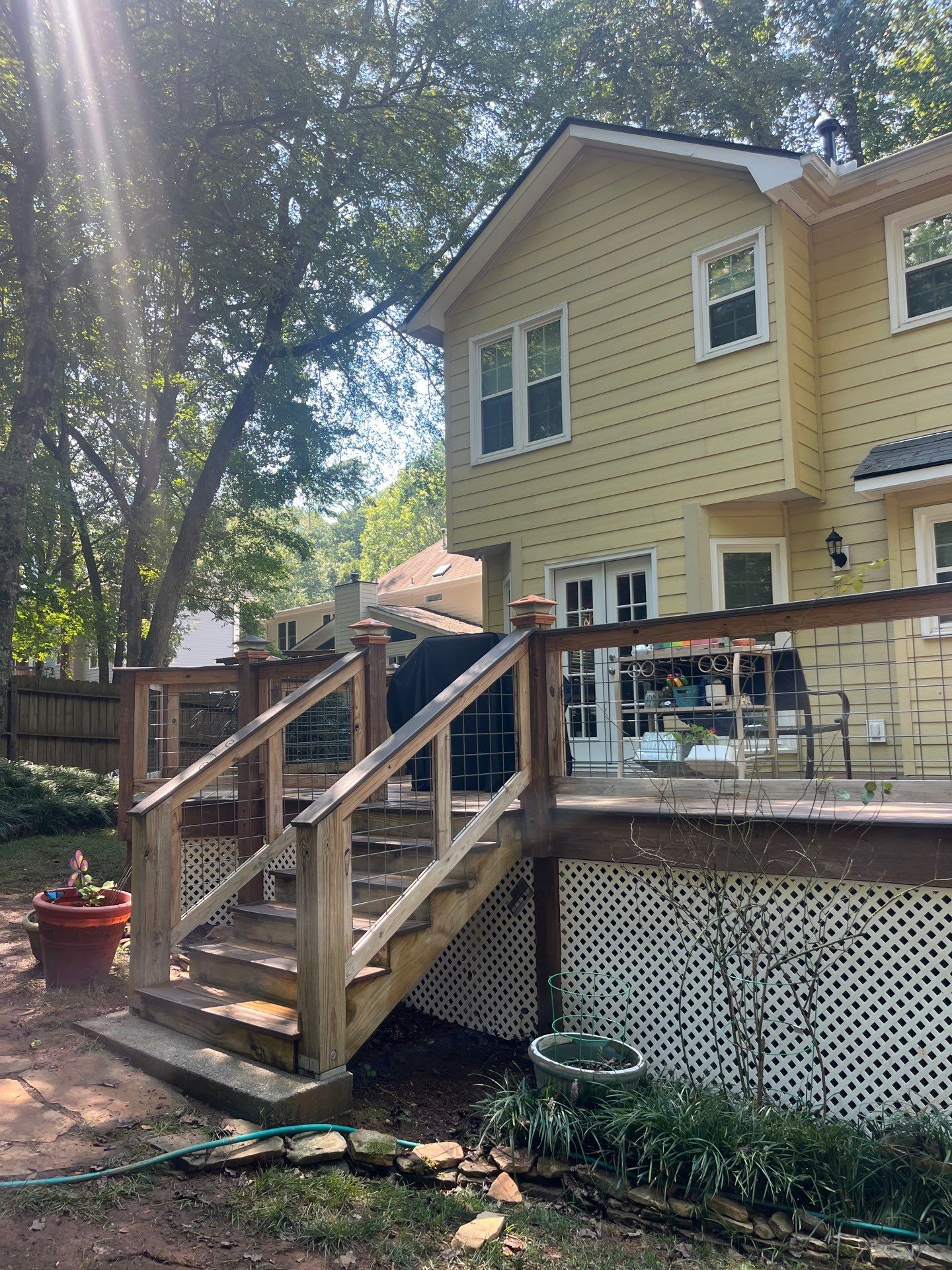 Siding, Rotten Wood, and Lattice Replacement with Exterior Painting by Nelson Exteriors 