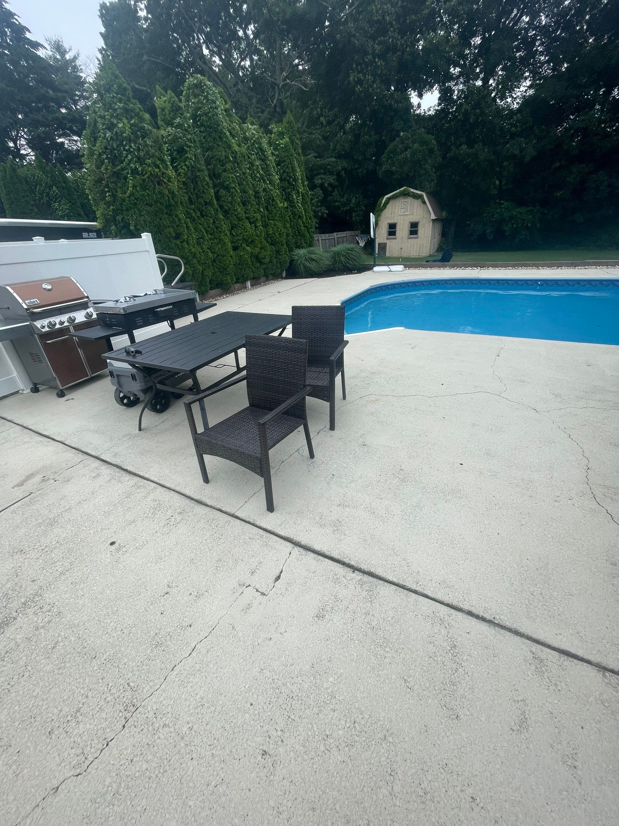 House Wash, Pool Patio, Driveway, Exterior Fireplace, Deck & Fence Cleaning by SJ Exterior