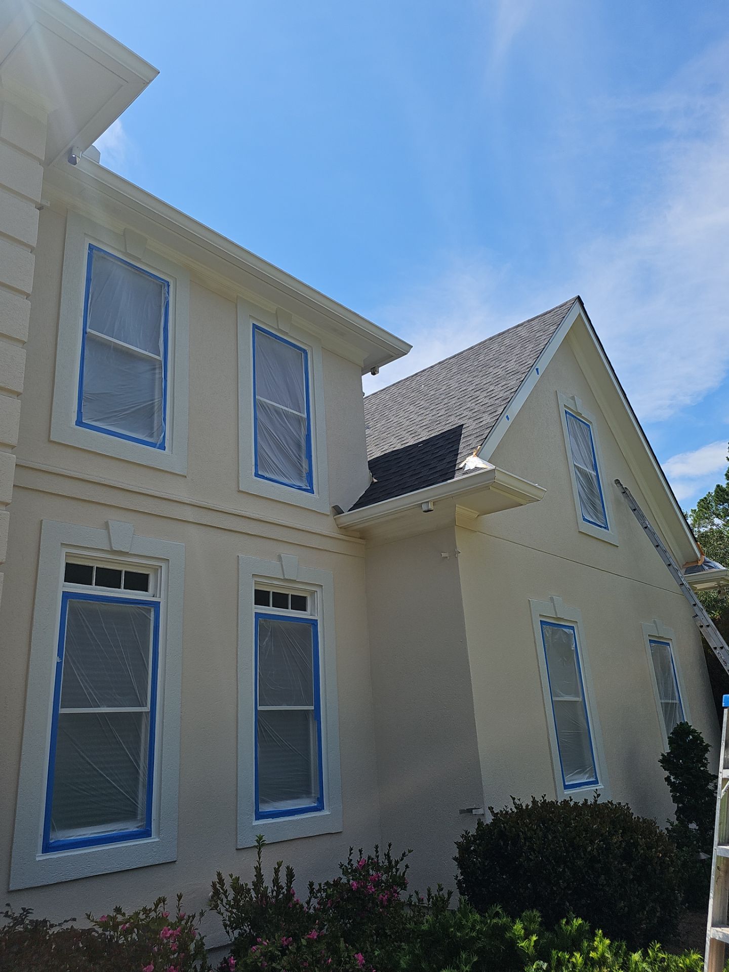Exterior Transformation in Jonhs Creek by Atlanta's Paint Doctor