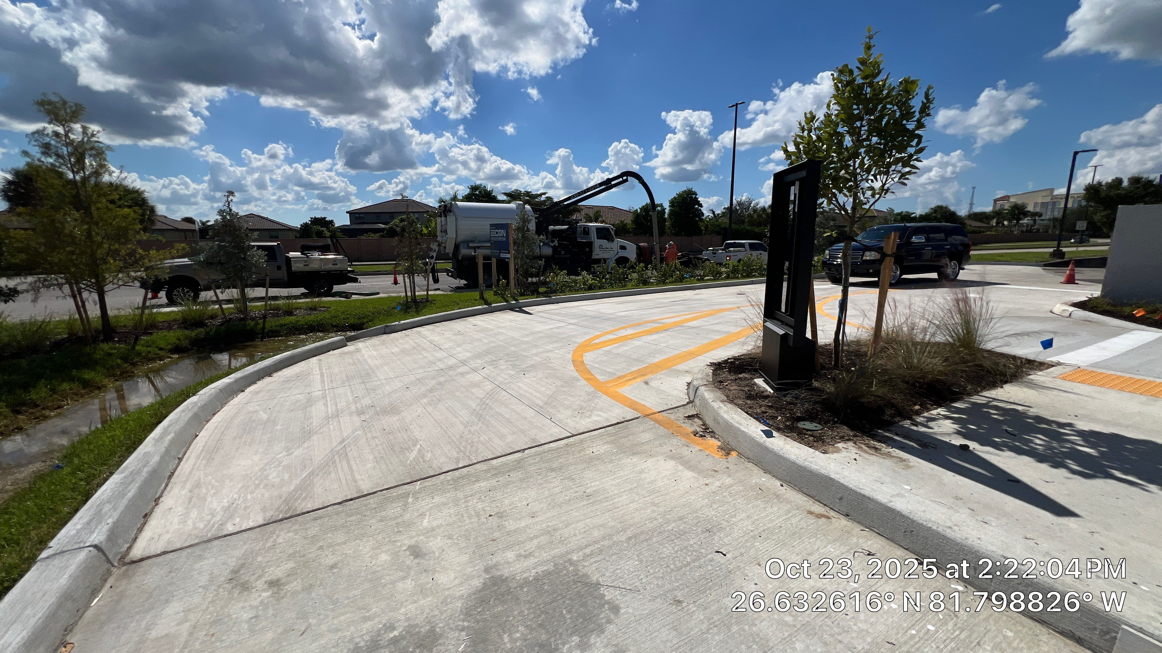 Coffee Rush Fort Myers with PRS by Don Mar, Inc. Storm Water Solutions