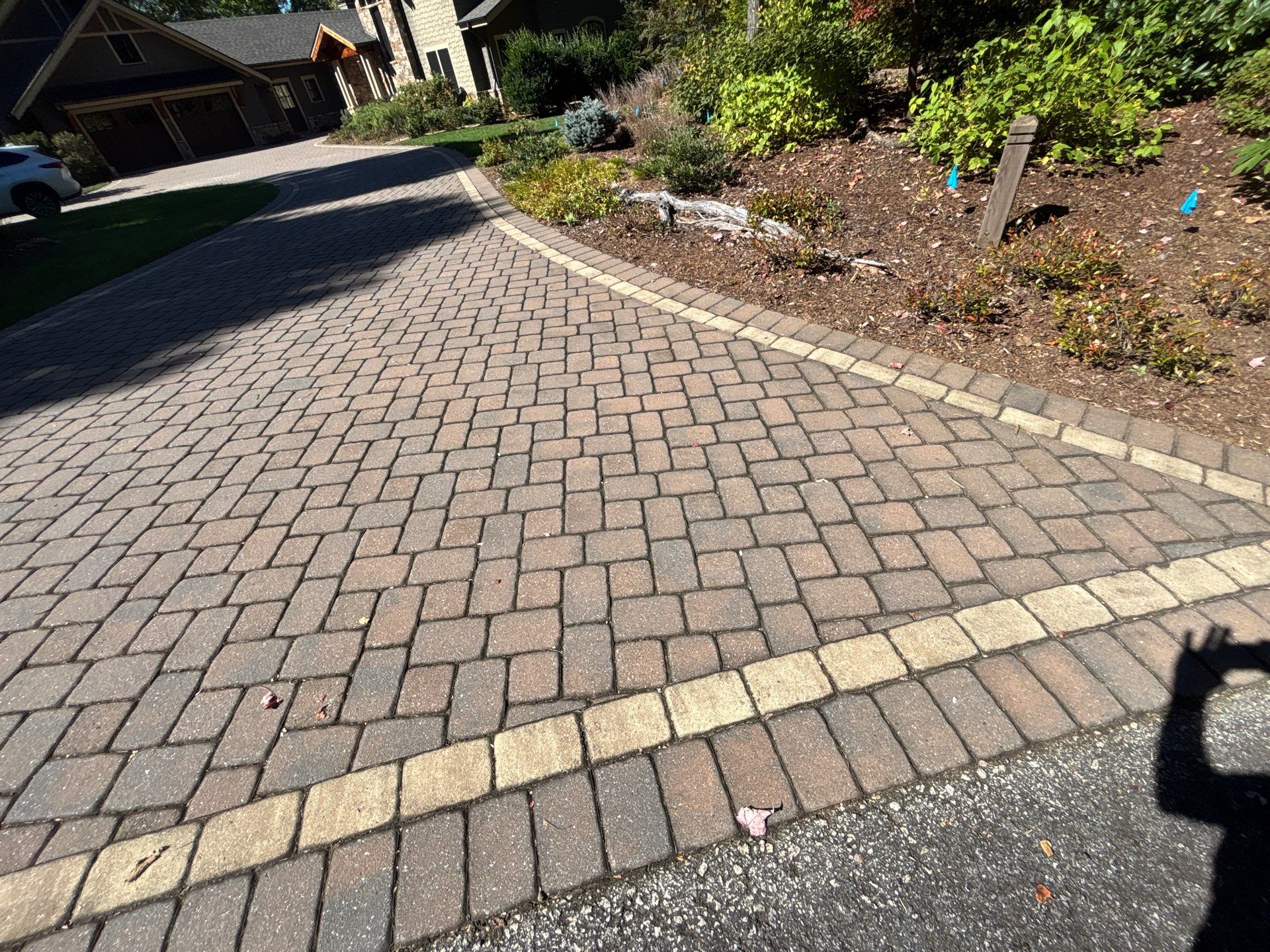 Paver Driveway using Concrete Sealant by DuraSeal