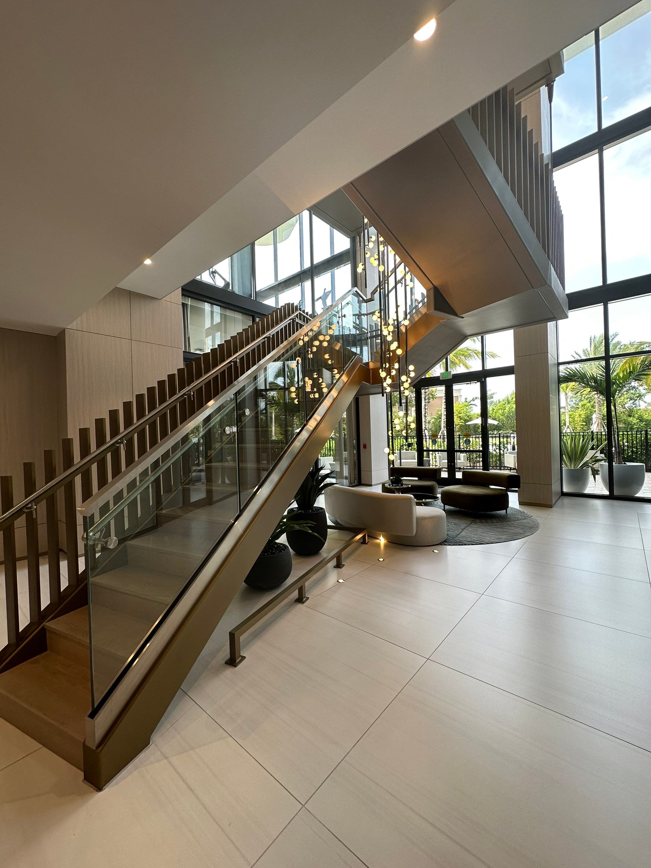Custom Commercial Lobby in Hallandale Beach by Toledo Iron Works