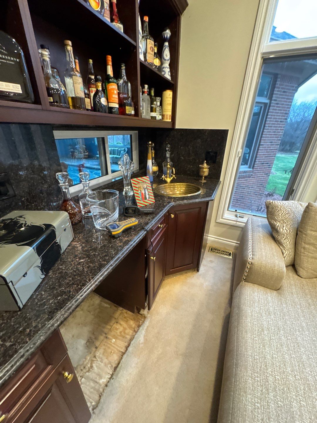 Project in West Bloomfield by EzDry Water Mitigation & Property Restoration