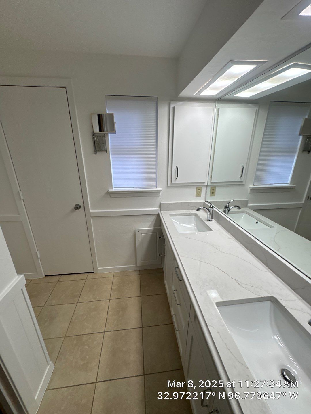 Reconstruction of bathroom after mold remediation by SLM General Contractors & Roofing