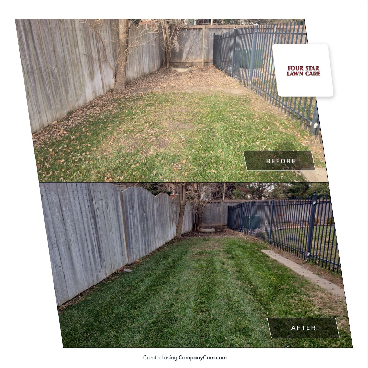 Project in Wichita by Four Star Lawn Care