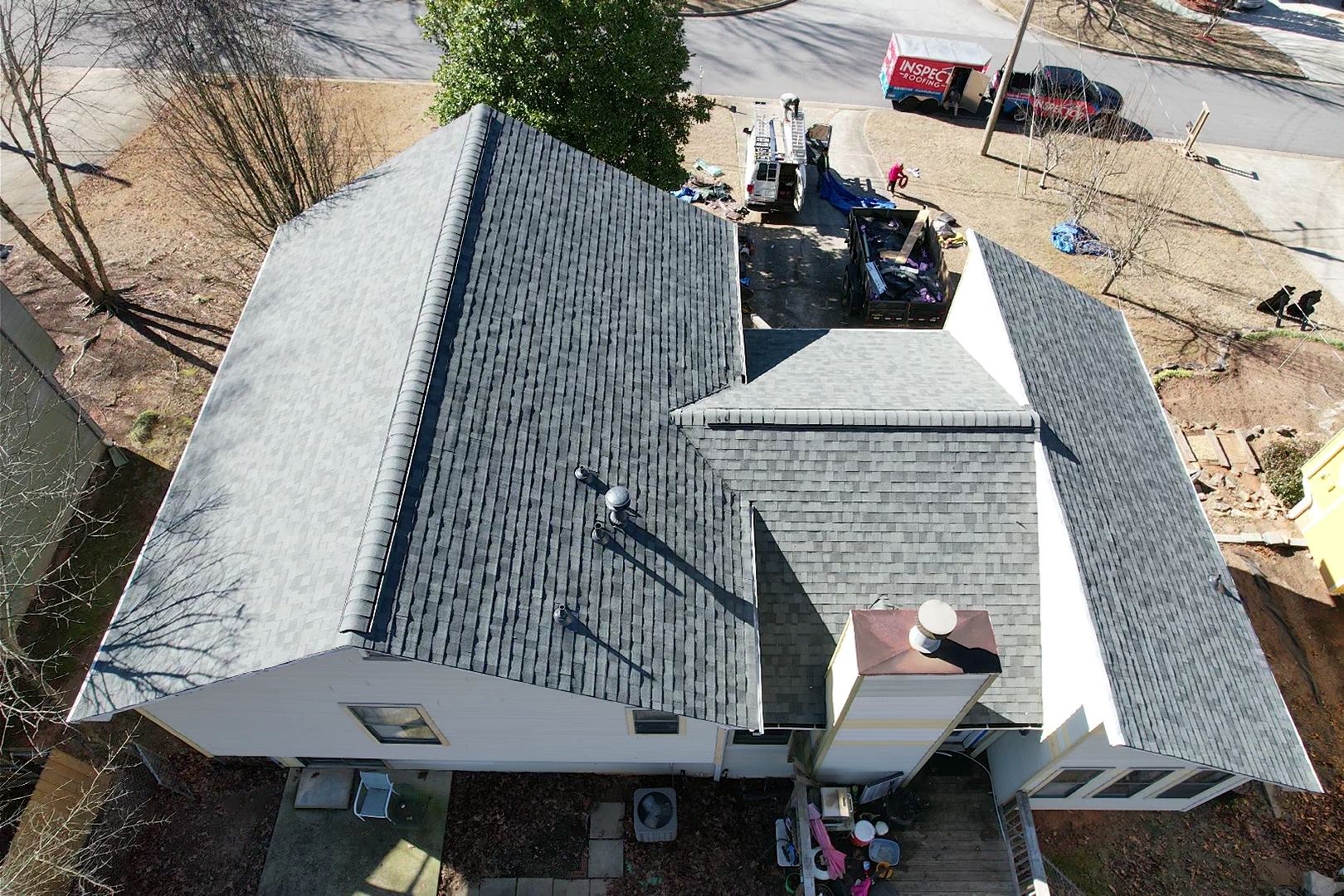 Residential Roofing Installation using Owens Corning by Inspector Roofing and Restoration