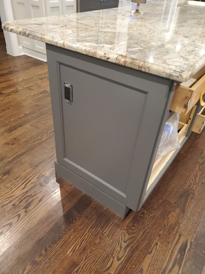 Kitchen Cabinets Refinished in Kendall Charcoal HC-166  by Spectrum Painting, LLC
