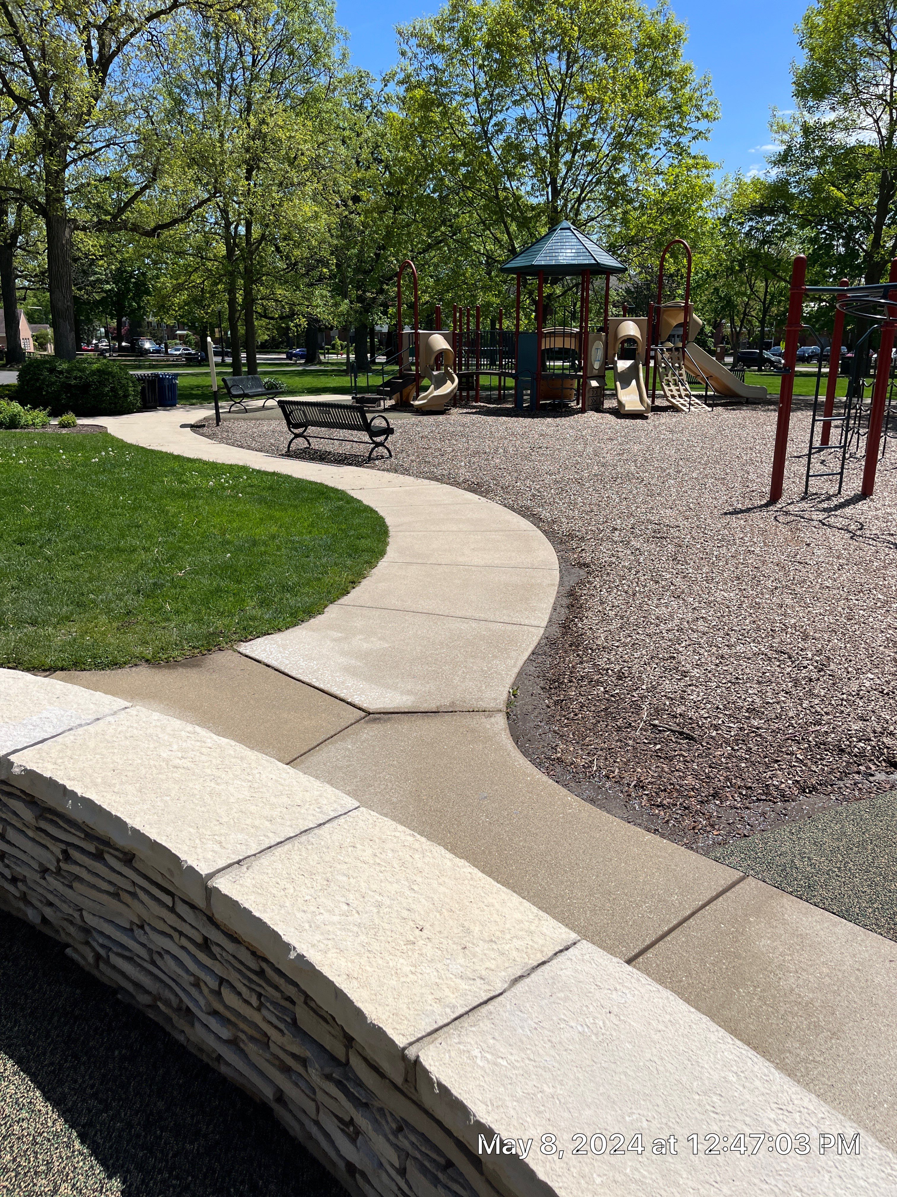 Playground cleaning by Northern Power Washing LLC.