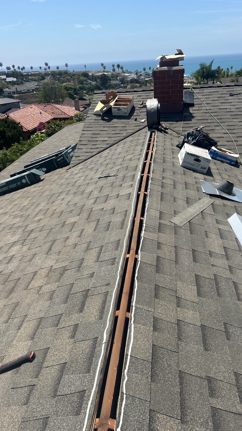 Full Roof Replacement and Eave Repair in San Clemente by Reliable Roofing San Diego Inc.