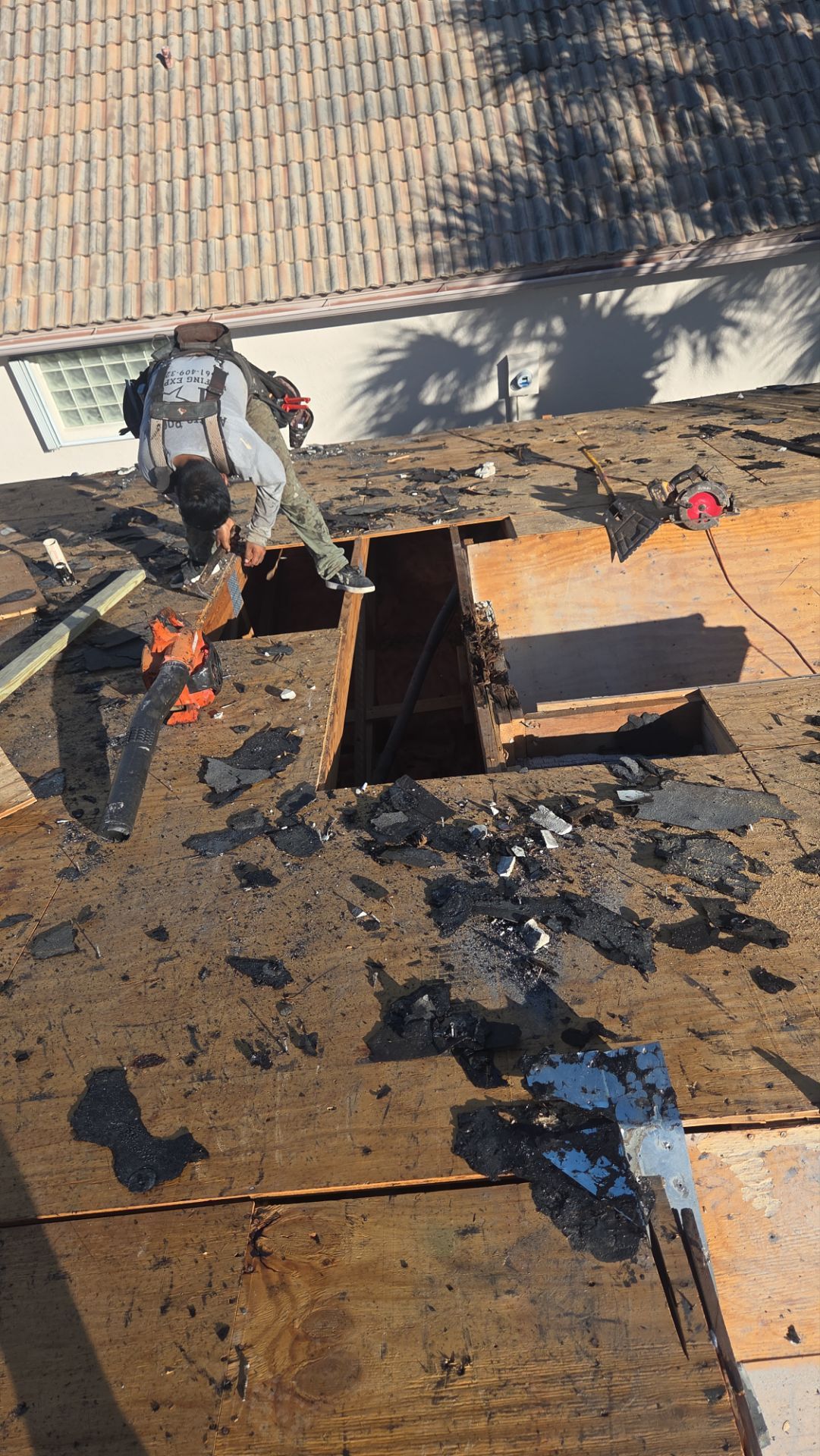 Residential Concrete Tile Roof Replacement and Fascia Repair in Boca Raton by Aastro Roofing