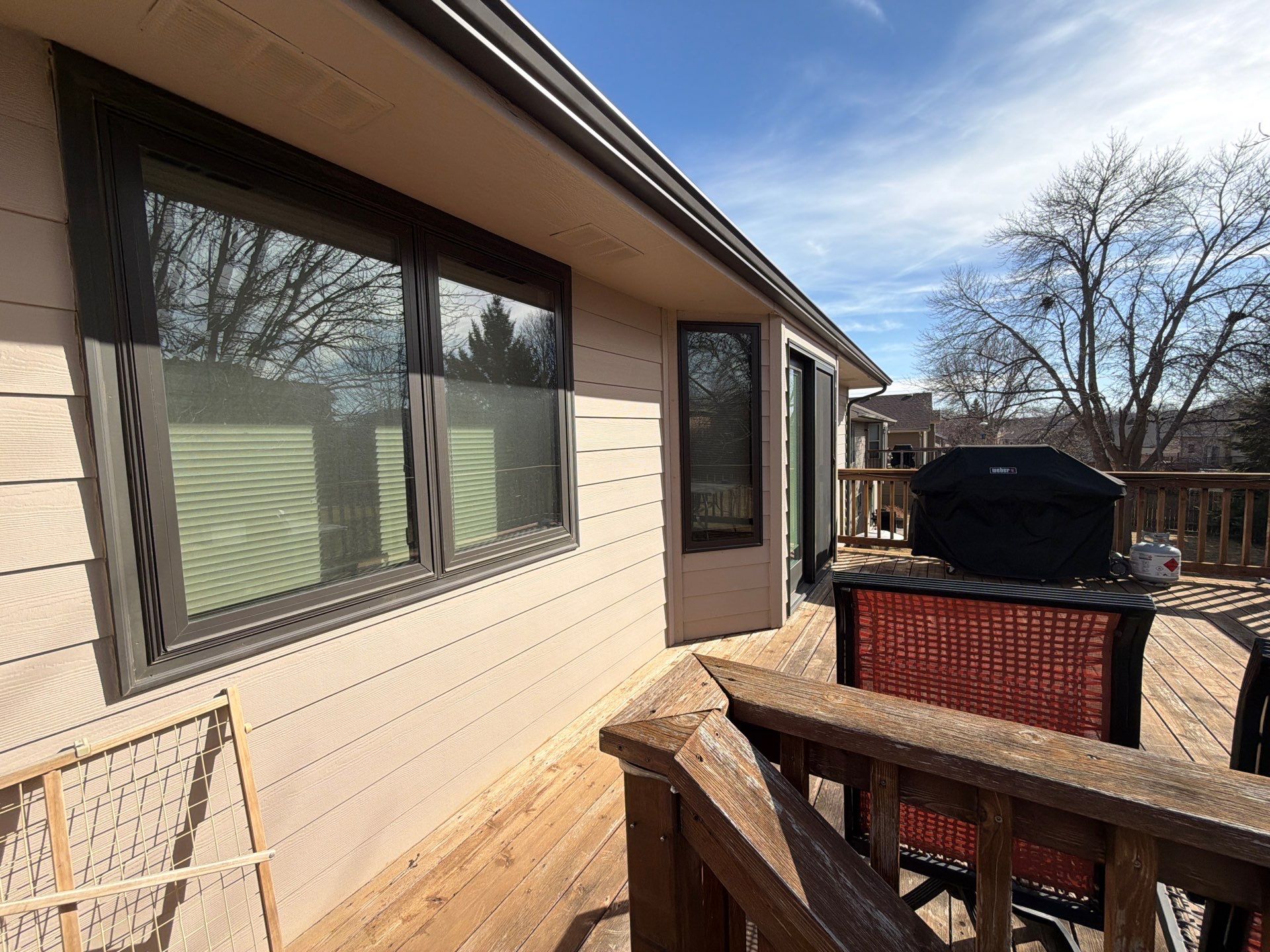 Residential Exterior Painting and Trim Restoration in Sioux Falls by Select Painting, Coatings & Garage Cabinets