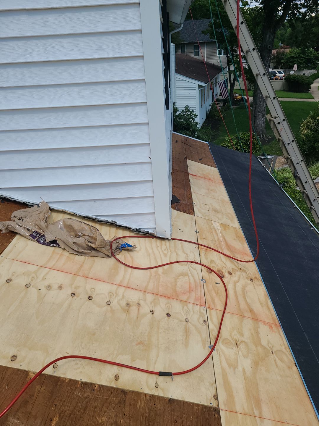 Burke: Residential Roof Installation with CertainTeed Landmark Pro Designer Shingles in Max Def Charcoal Black by RM Banning, Inc.