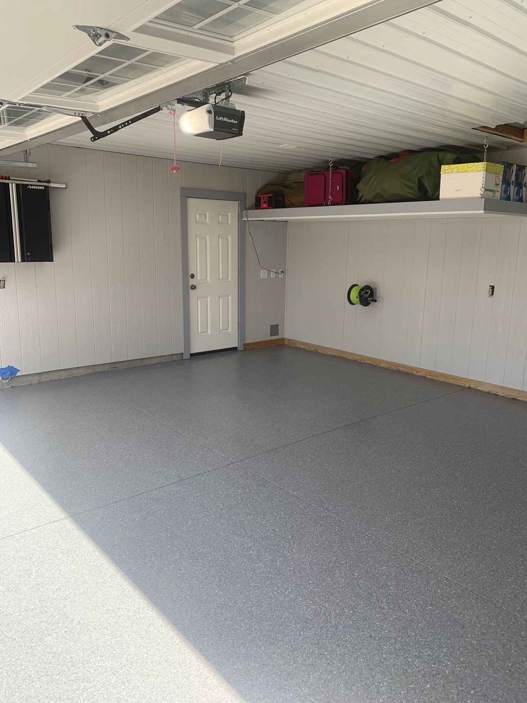 Garage Floor using Granite by Your1DayFloor.com