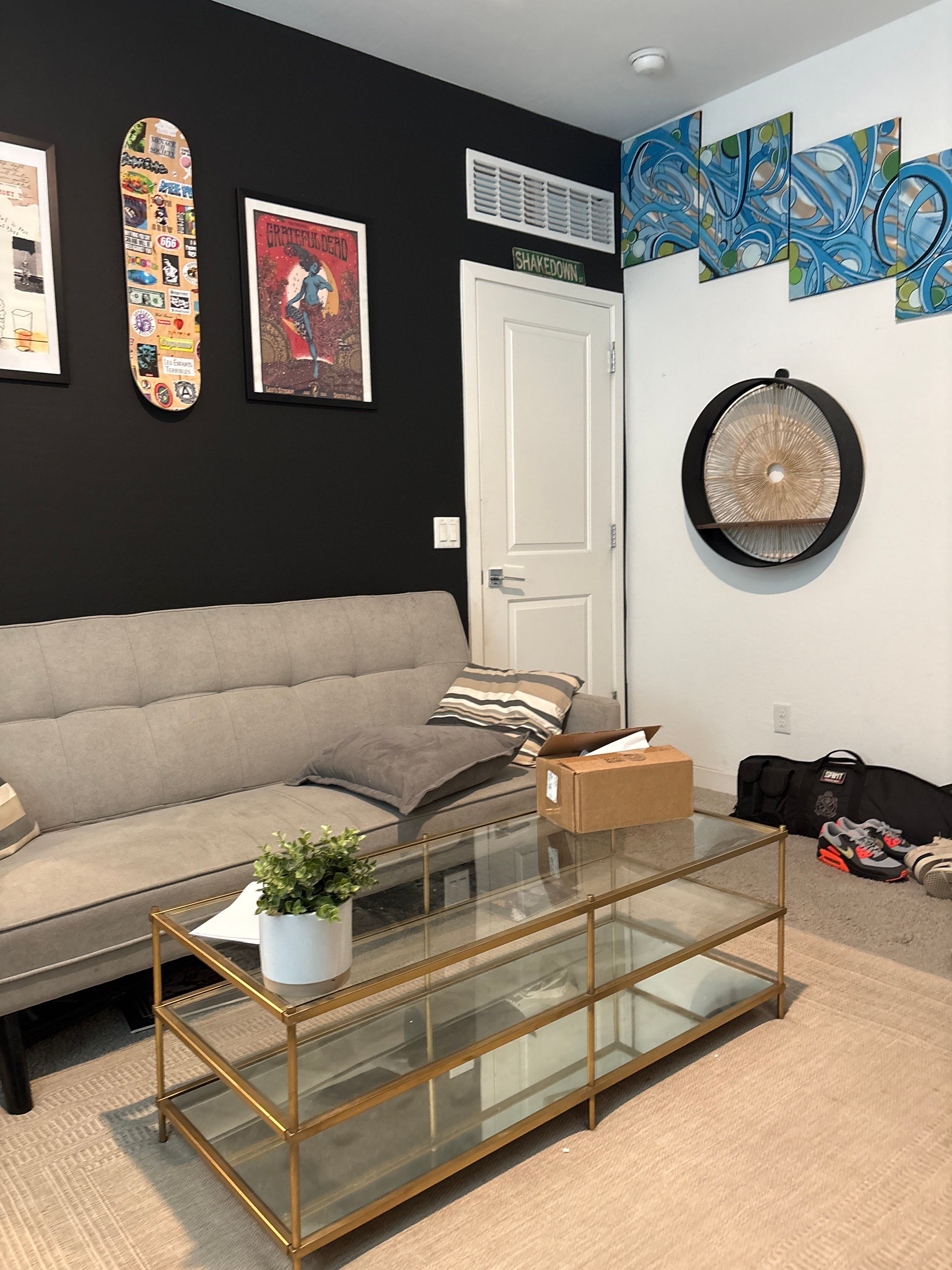 Modern Interior Painting and Matte Black Accent Wall in Buckeye by CompanyCam Sales Demo