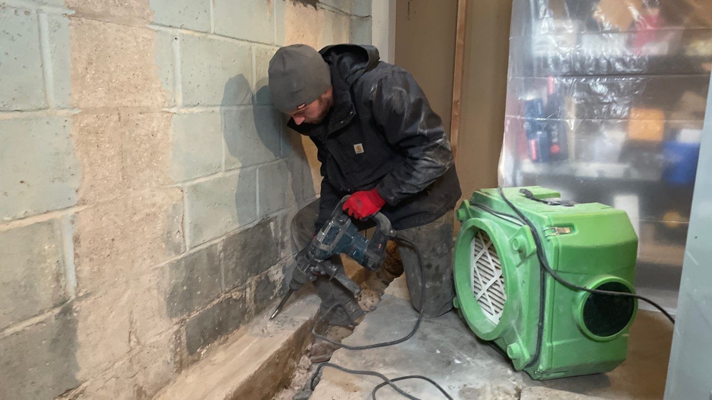 Basement Waterproofing in Crystal by Waterproofing Northeast