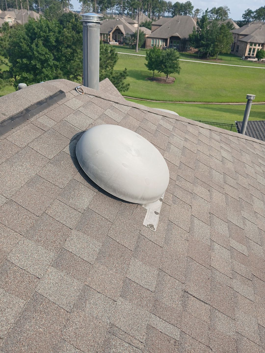 Hail Damage using Owen's Corning Duration (Lifetime) Shingles by Roof Repair Company