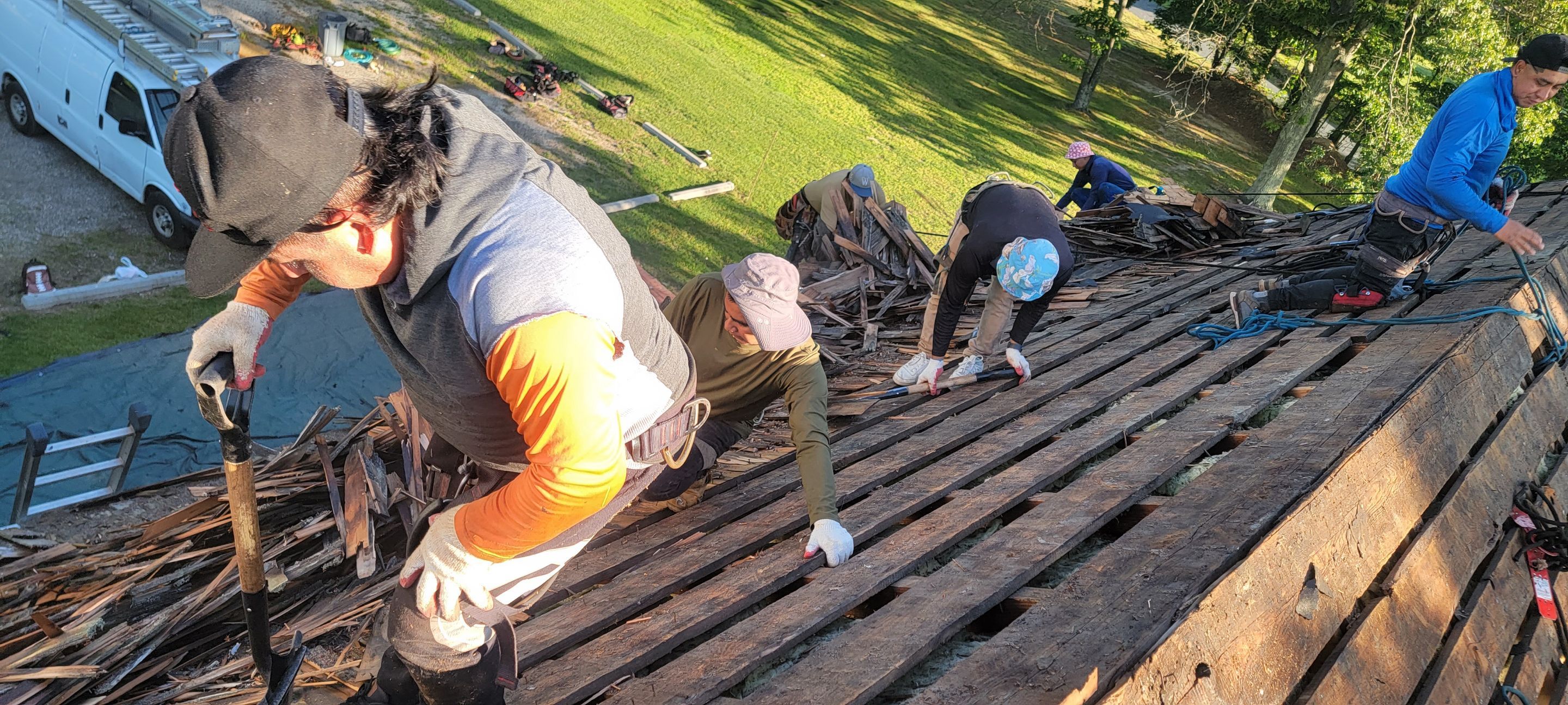 Church Roof Installation using GAF Slateline by ExteriorPros