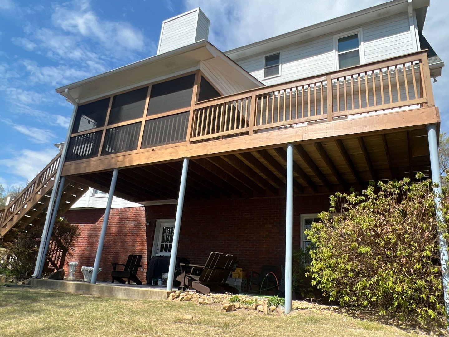 Shades Pointe Lane - Deck Installation  by Pillar and Pine