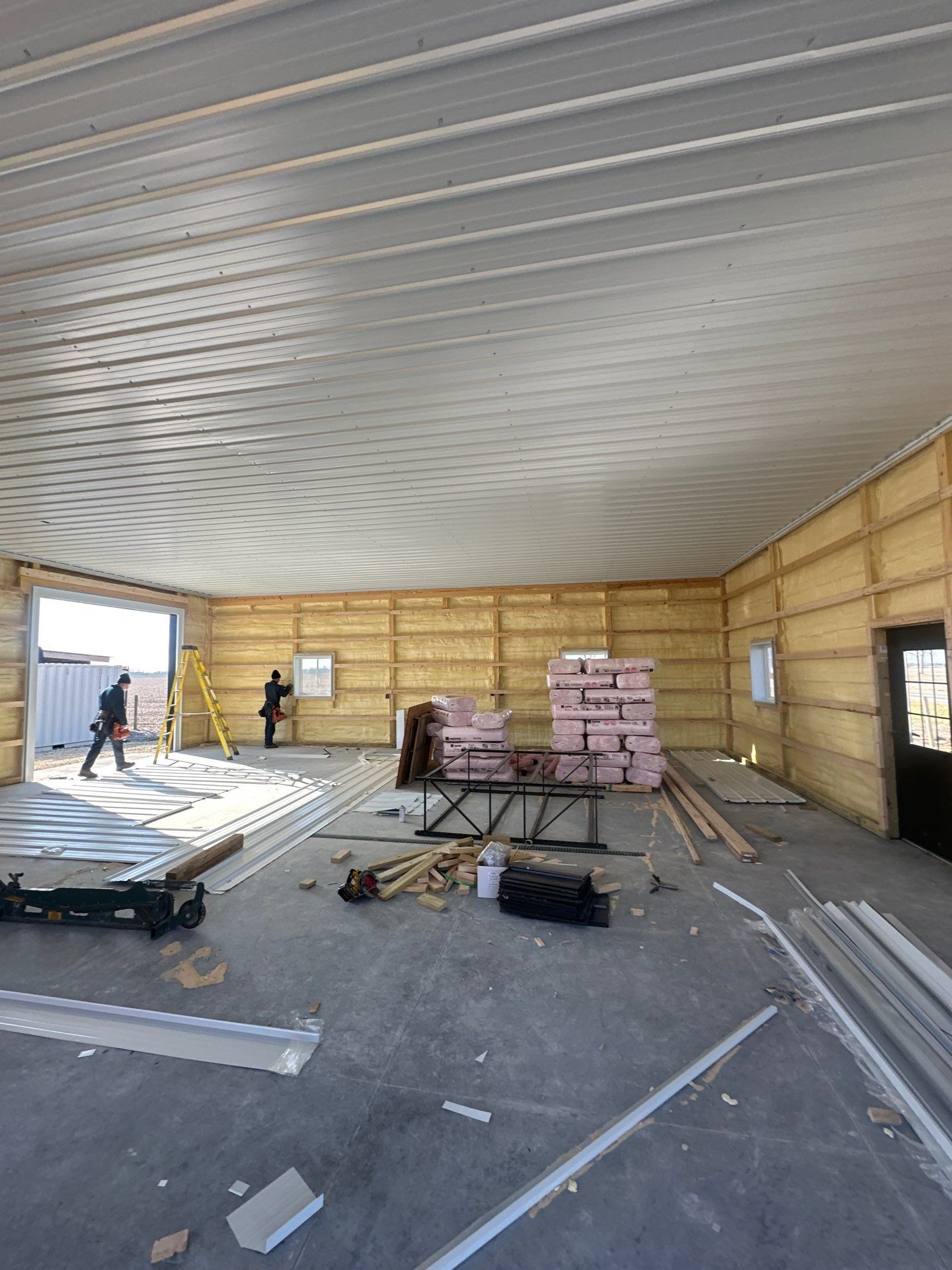 40'x40'x12' Garage by The Barn Builders 