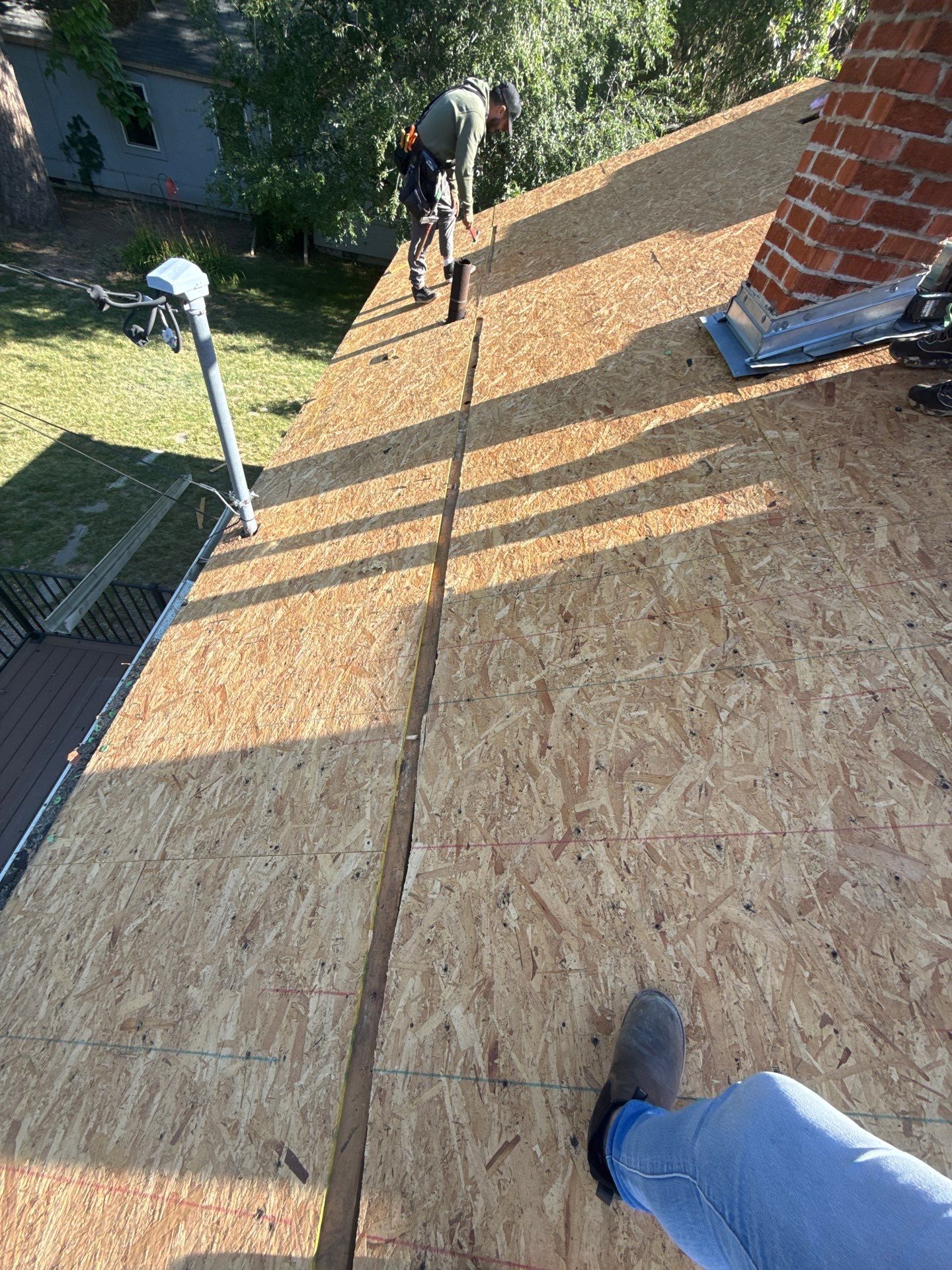 Residential Roof Replacement With Gray Architectural Shingles in Boise by Olive Roofing