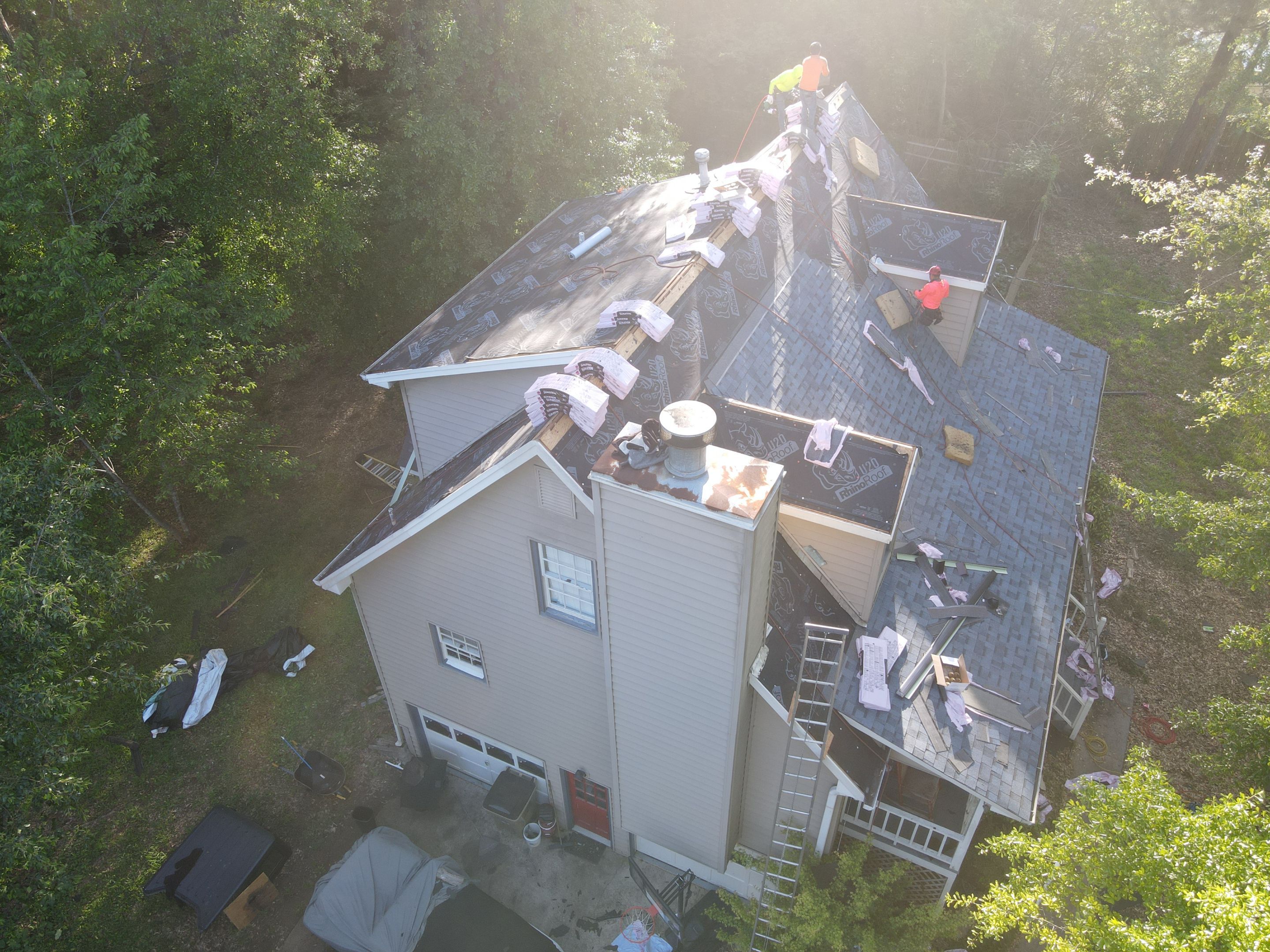 Residential Roofing Installation using Owens Corning by Inspector Roofing and Restoration