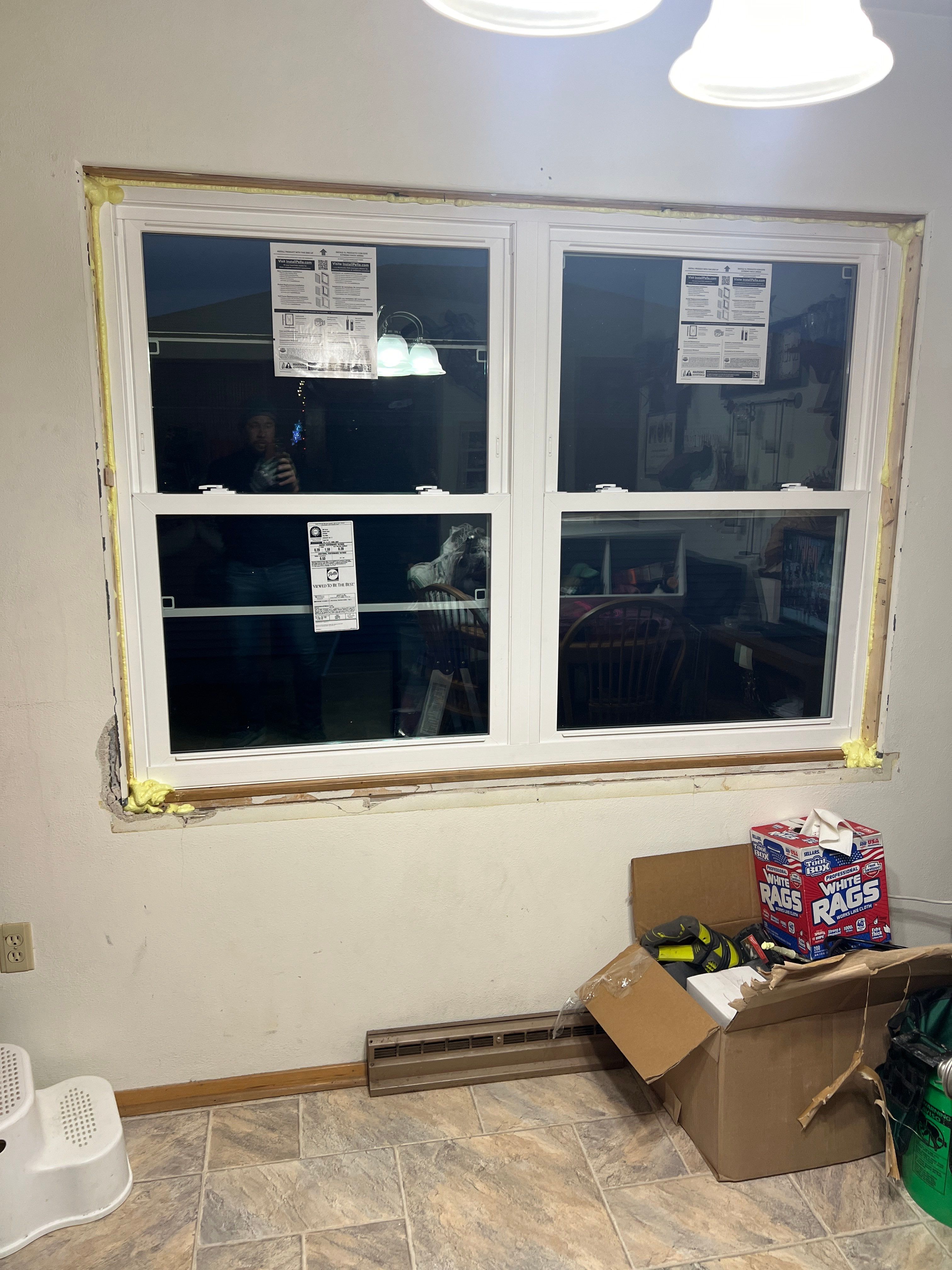 Window installation by United Windows and Siding LLC