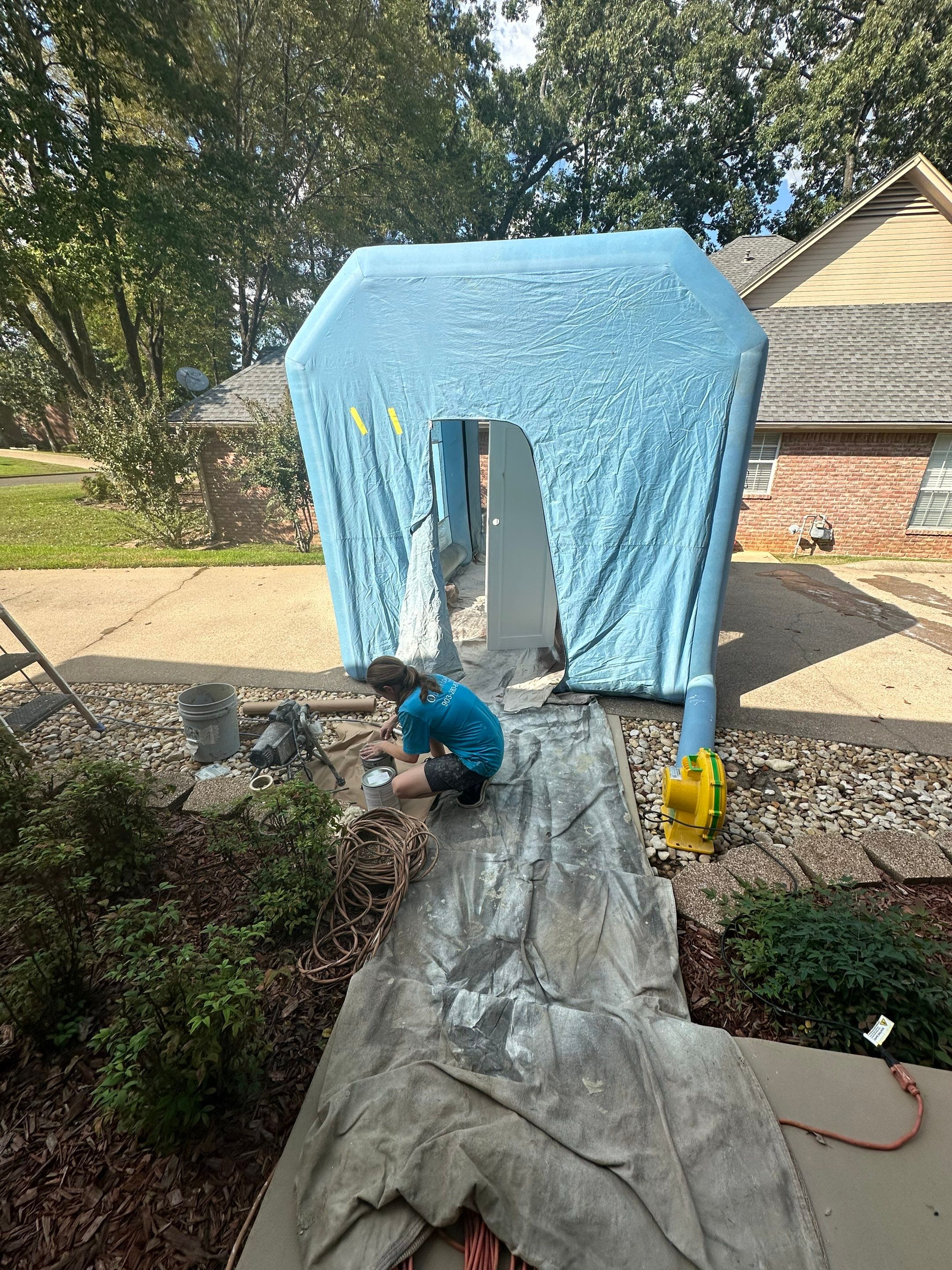 Interior Kitchen Painting & Drywall Texturing – Longview, Texas by Quality Coats Painting