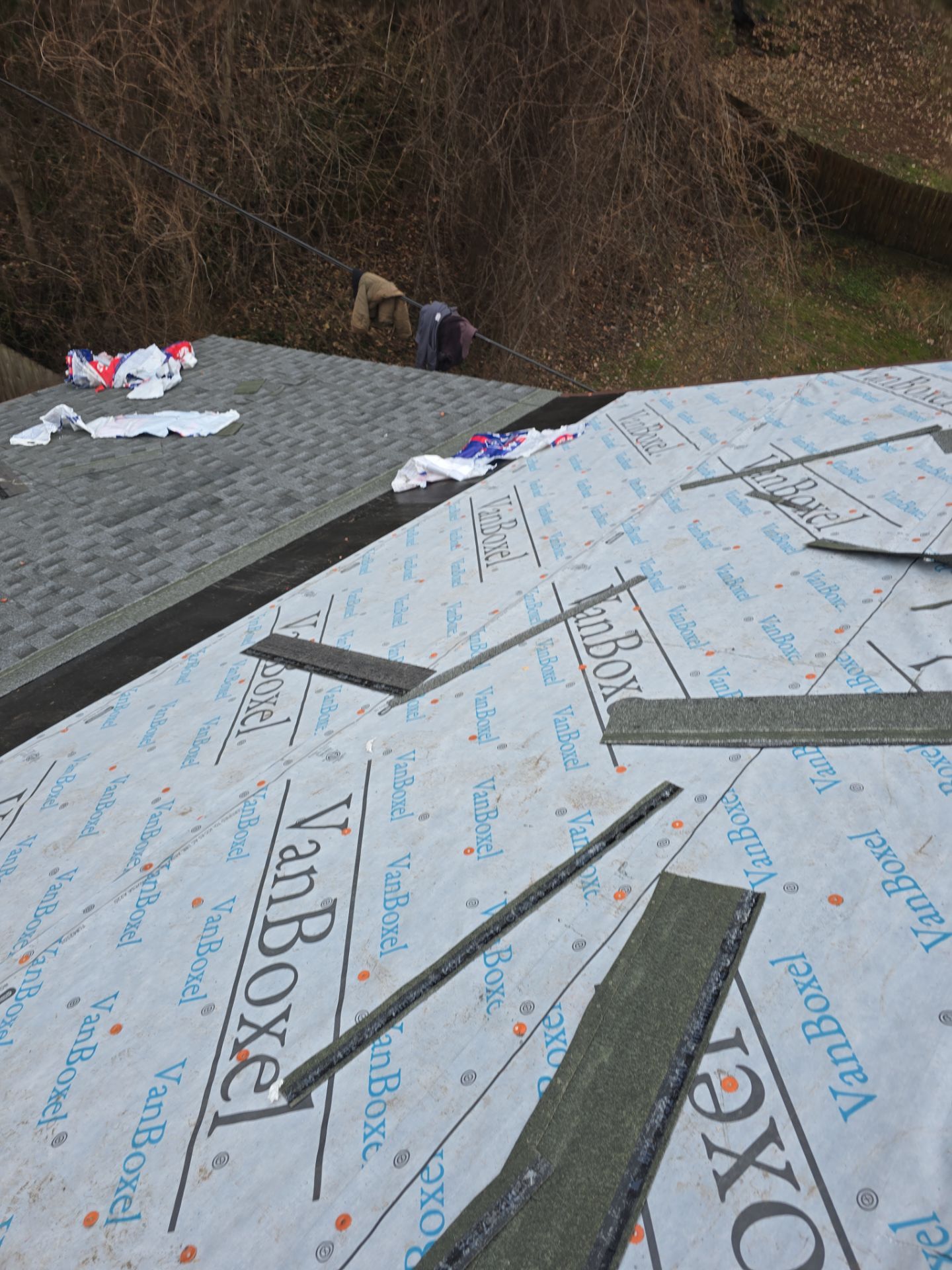 Residential Roofing Installation using GAF Timberline HDZ Pewter Gray by Rainstoppers Roofing