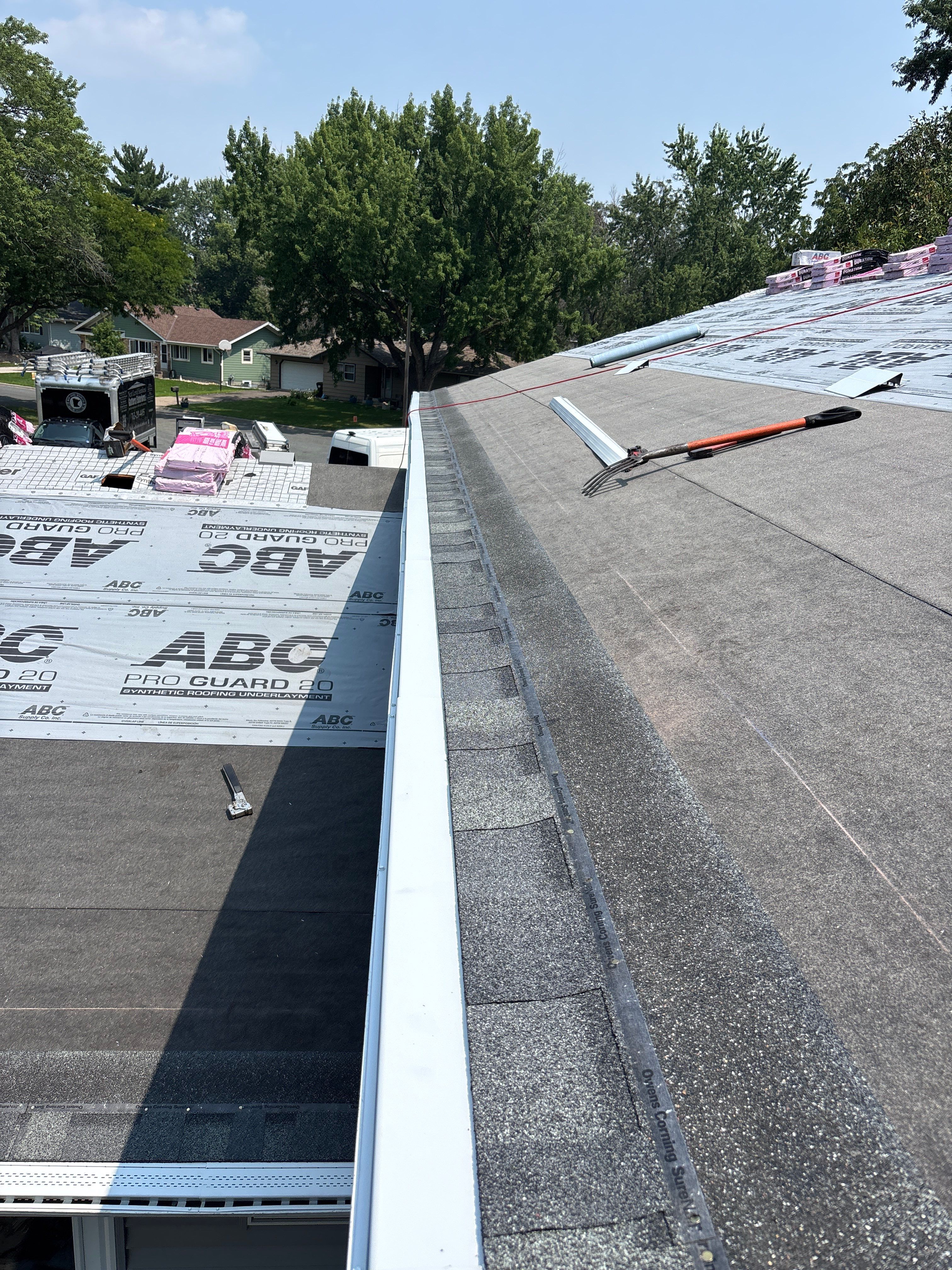 Gutter Guards Installed for a Maintenance-Free Solution by Next Level Seamless Gutters / Exteriors Inc.