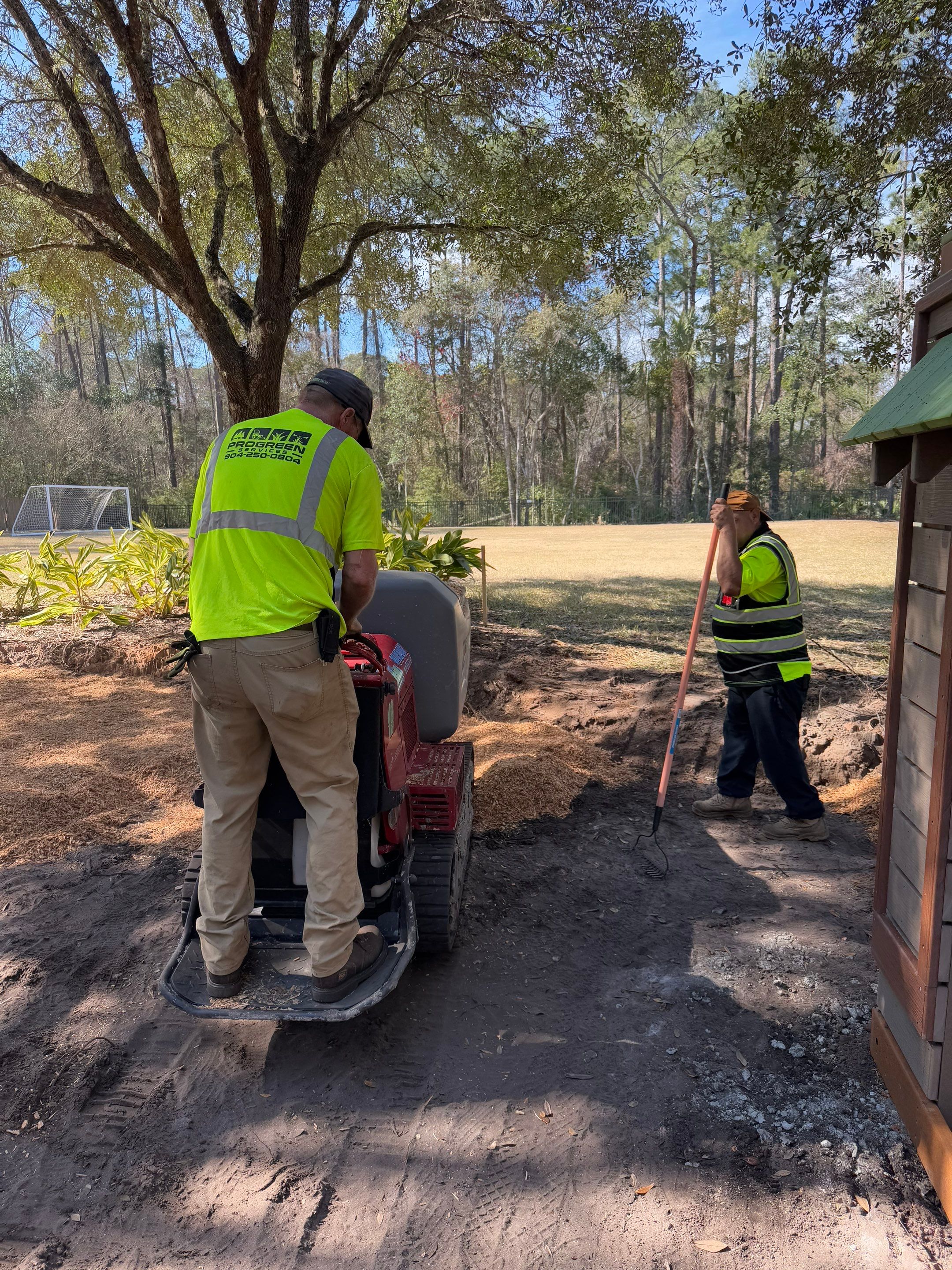 Volunteer Work | Deerwood Community Playground by ProGreen Services