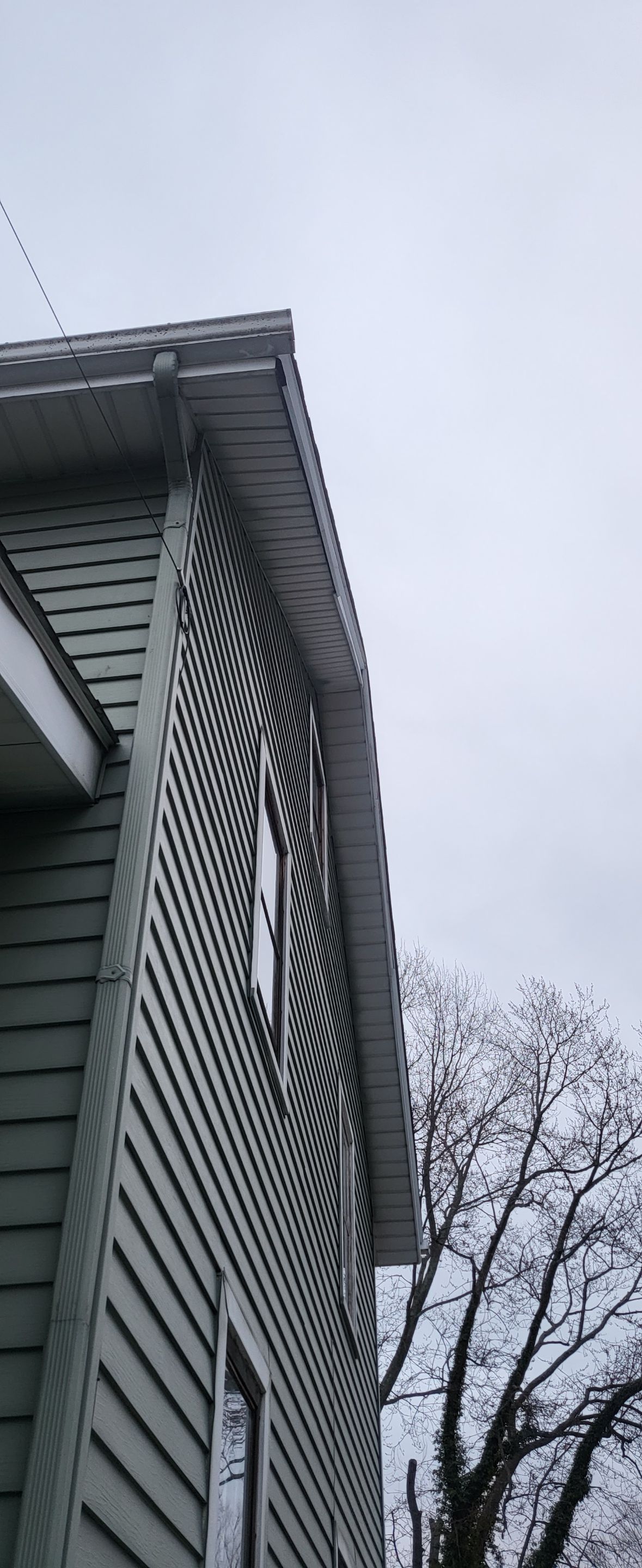 ATLAS PINNACLE COLOR: COASTAL GRANITE DRIP EDGE: WHITE by Eagle Eye Roofing