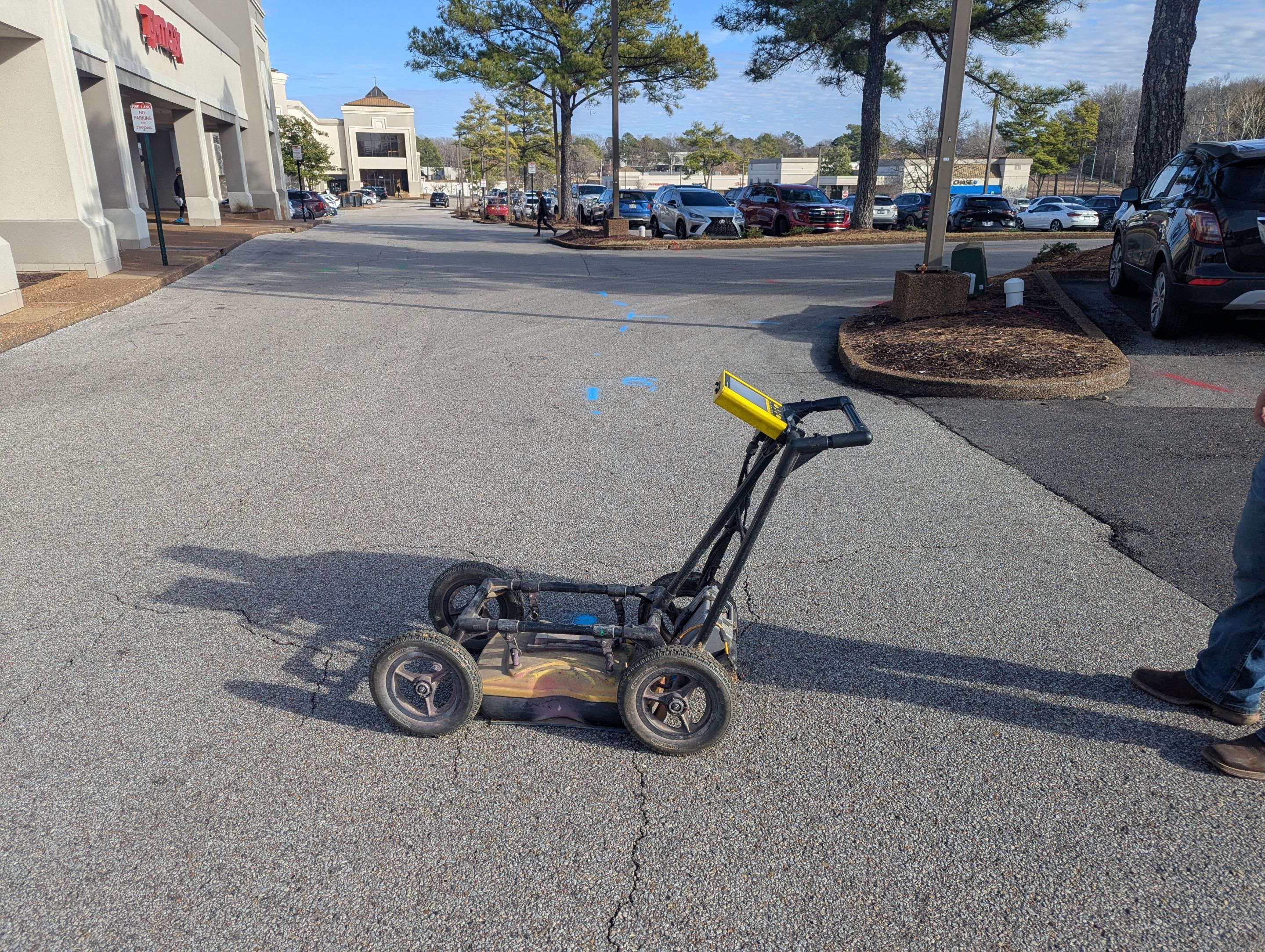 Utility Locating and GPR Mapping at Memphis Commercial Center by Alsip Locating Service, LLC