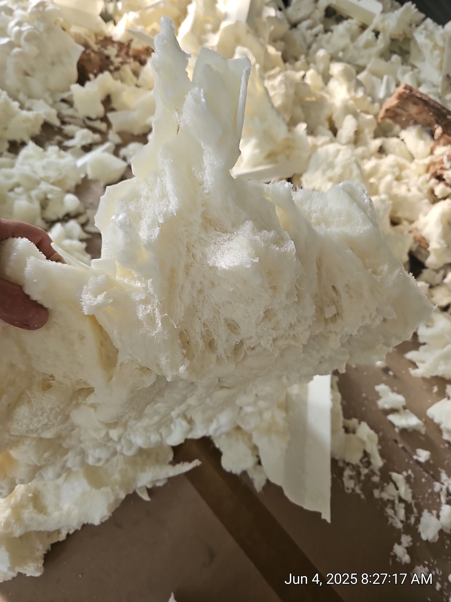 Removing a bad foam install by a national company by M.Y INSULATION LLC