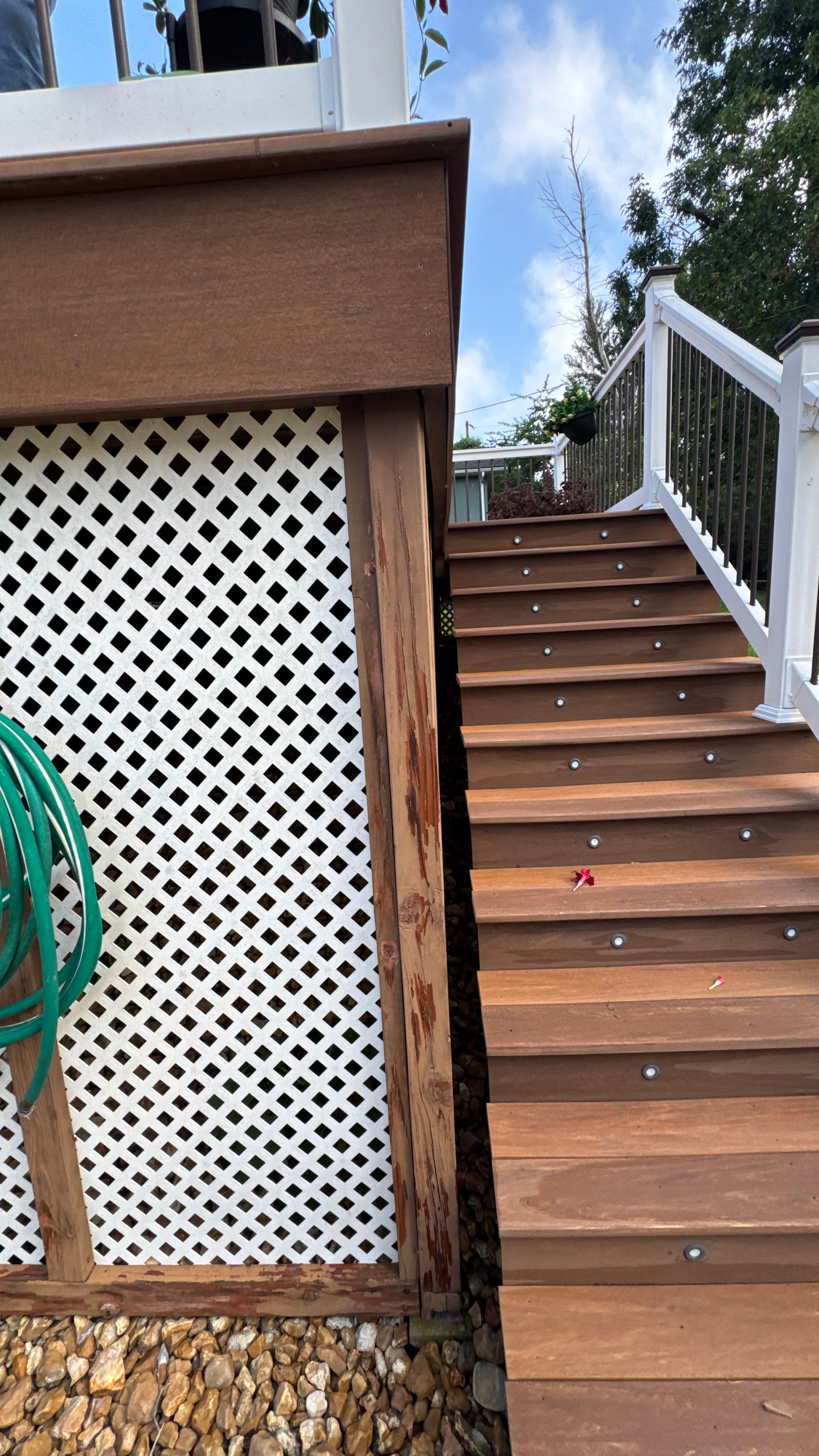 Exterior Wood Restoration & Deck Improvements by Legendary Services Company LLC.
