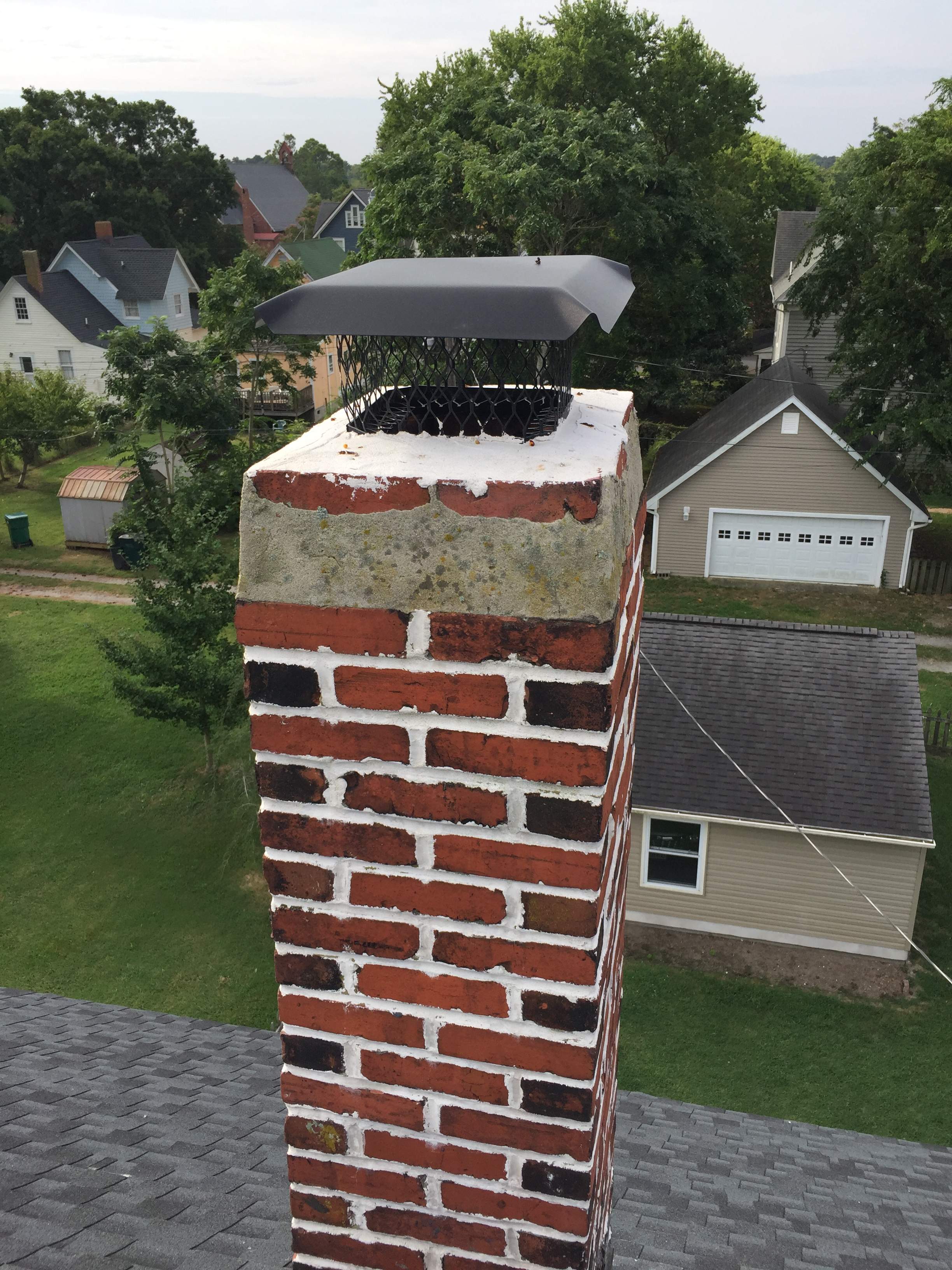 Chimney Cap in Cape Charles, VA by Premier Chimney and Roofing