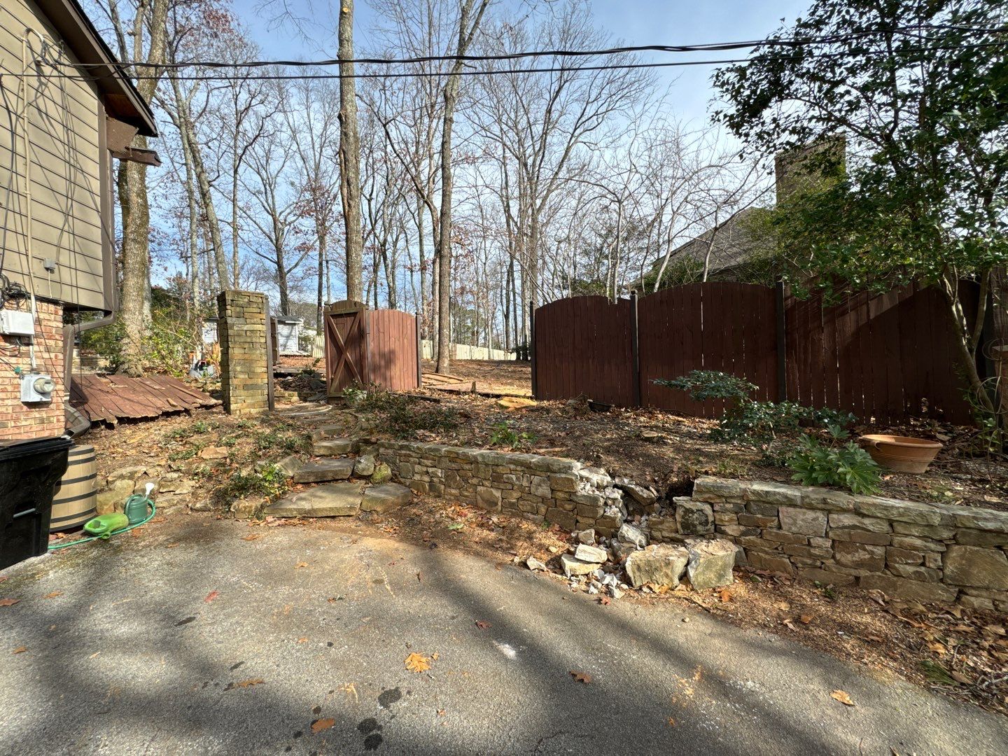 Wendover Drive - Fence by Pillar and Pine