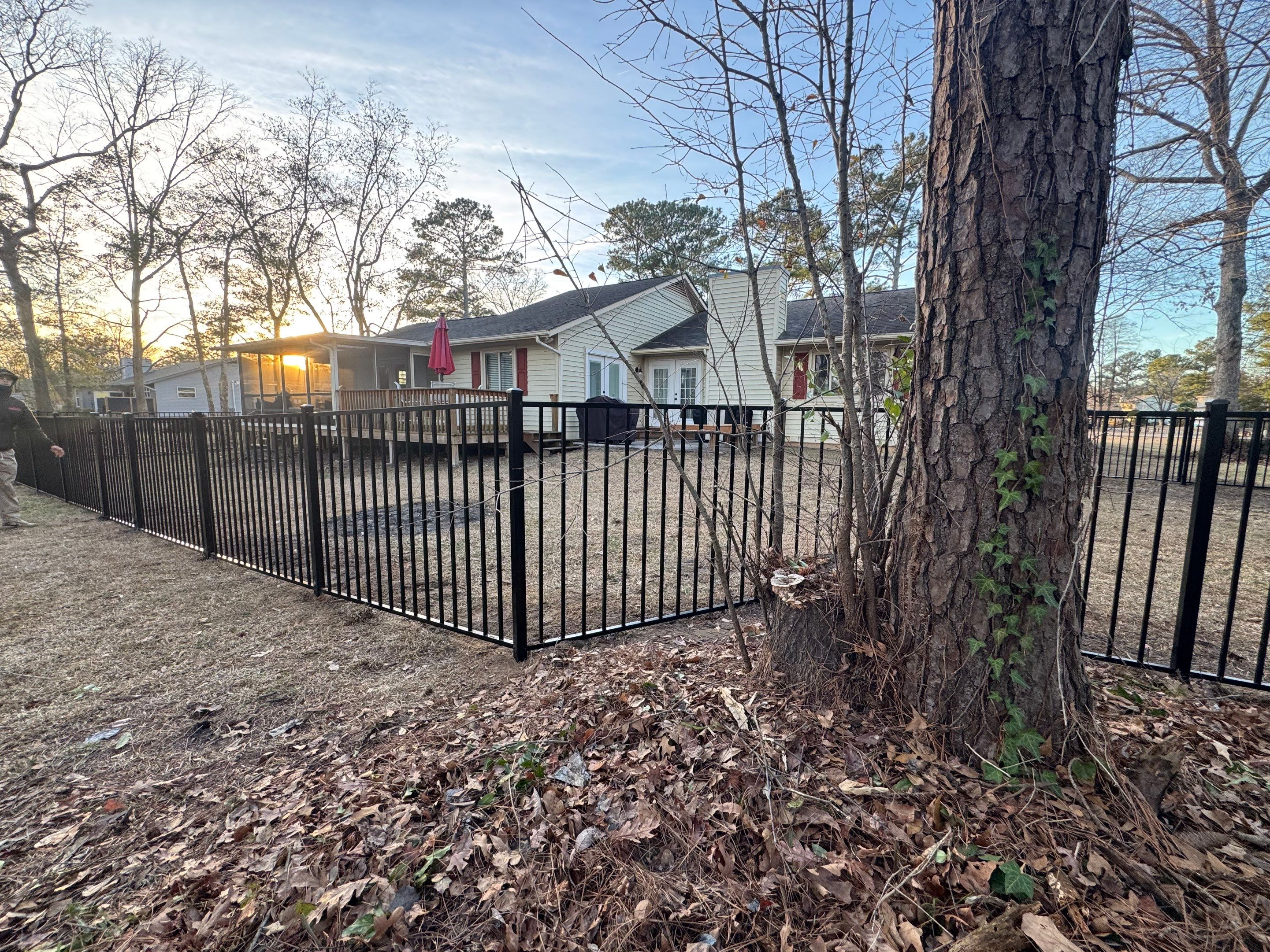 Project in New Bern by Superior Fence and Rail