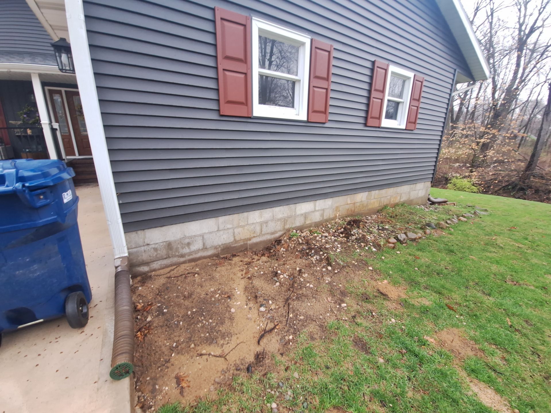 Exterior Foundation Painting in Muskegon Michigan by Gordon Painting