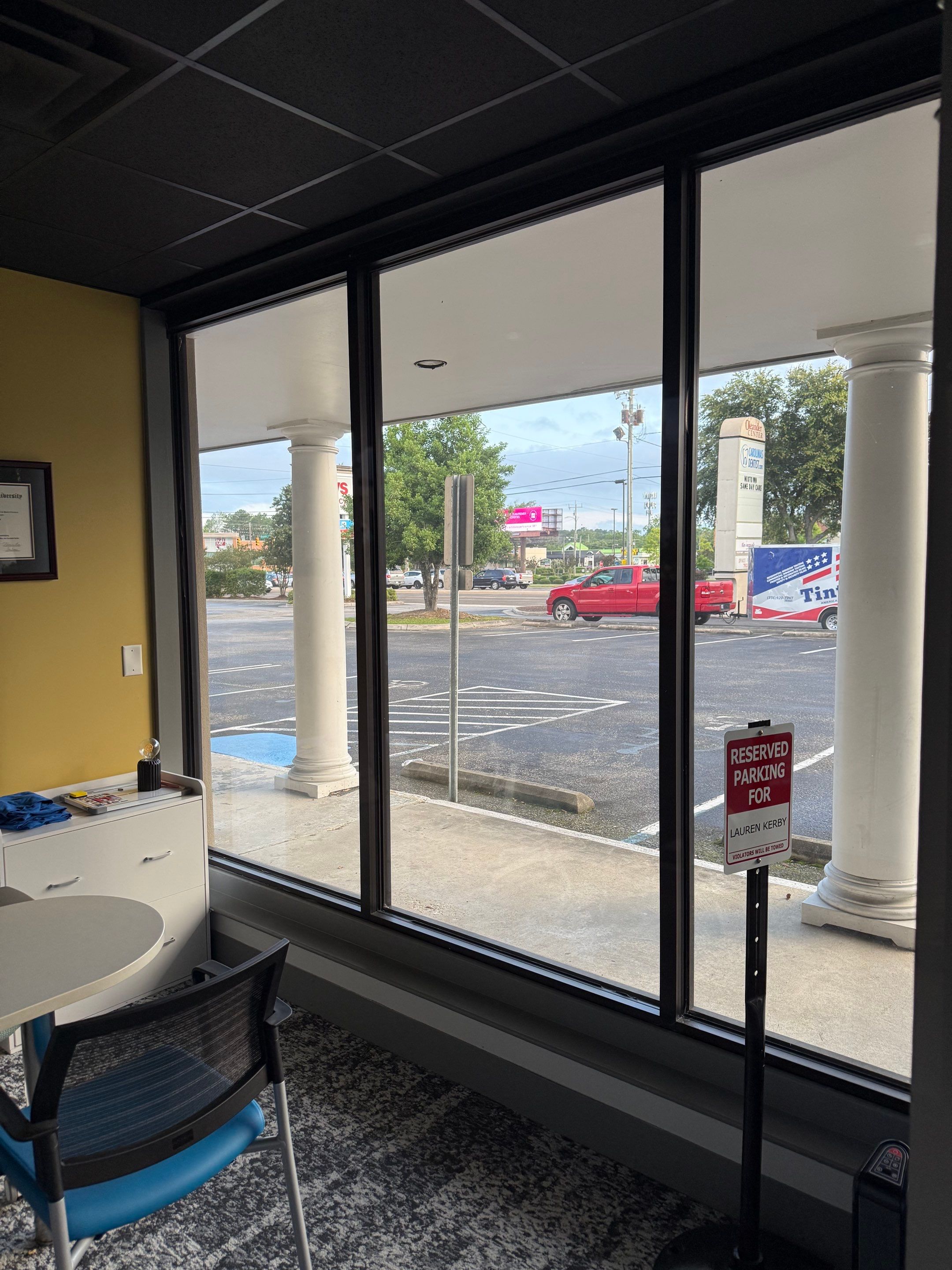 Carolina Dentist Office project in Wilmington, NC by Tint USA Coastal Carolina