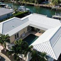 .032 Aluminum 1.5" Mechanical Seam Regal White by Total Roofing System The Metal Roof Experts