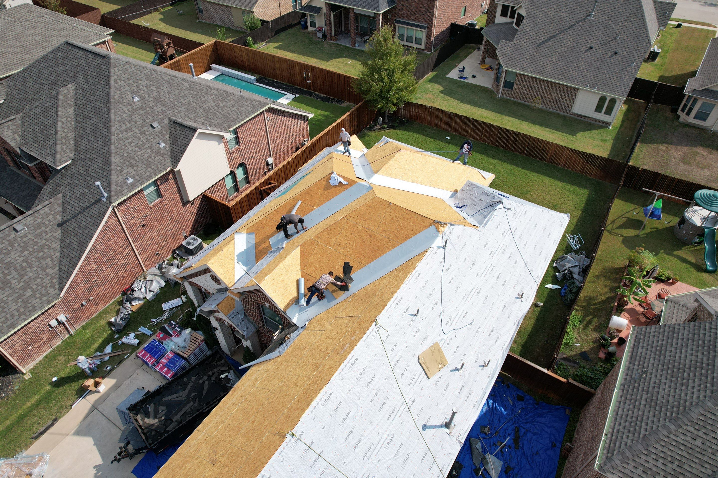 Project in Keller  by Zeus Exteriors