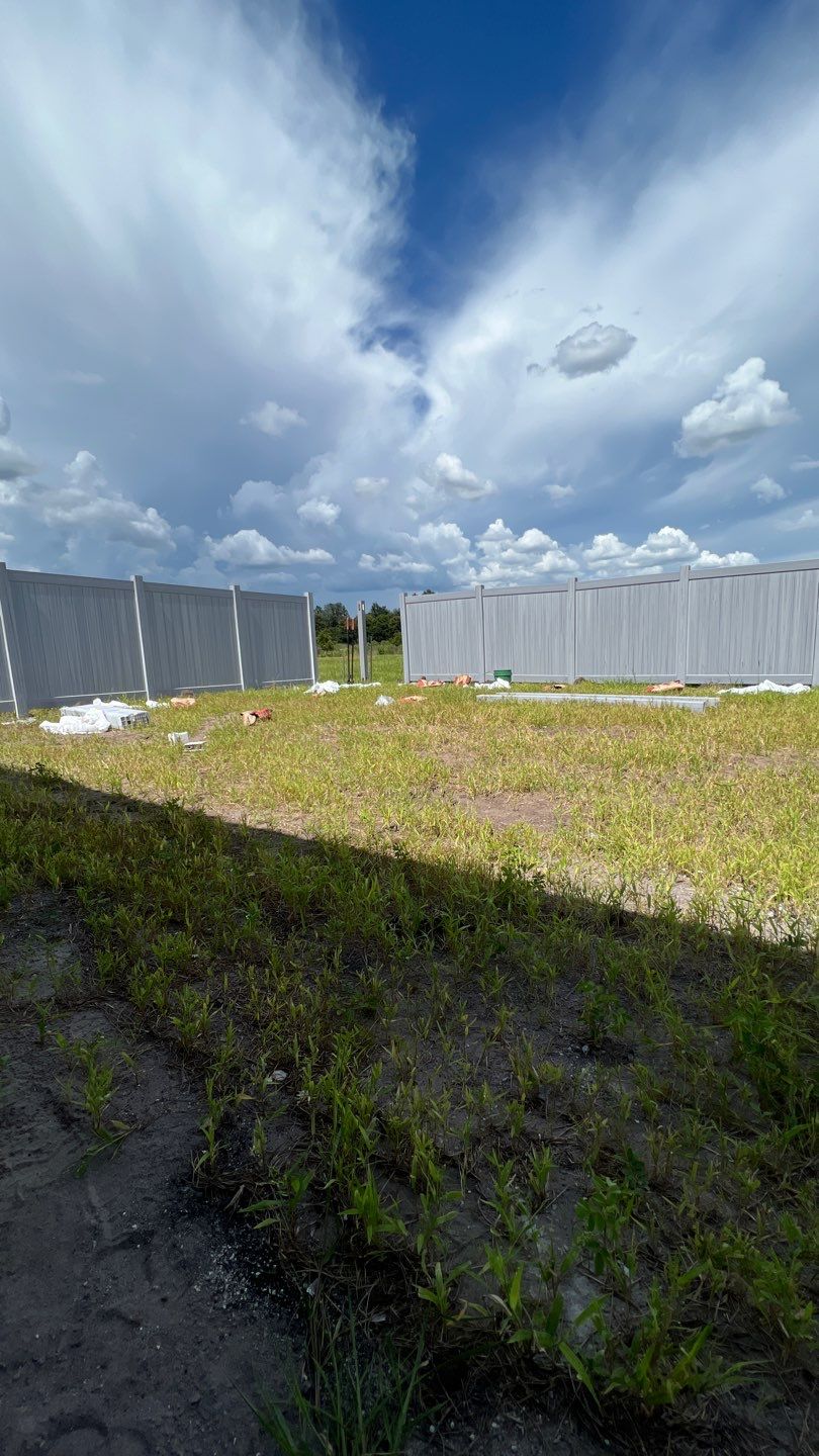 Wimauma, FL 6ft. Tall Slate Gray Vinyl Privacy  by Asap fence and gates, LLC