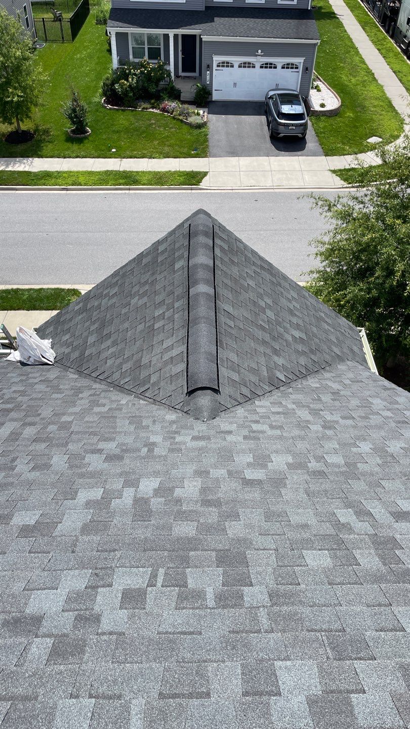 Residential Ridge Vent Installation in Middletown by Frederick Roof Repair