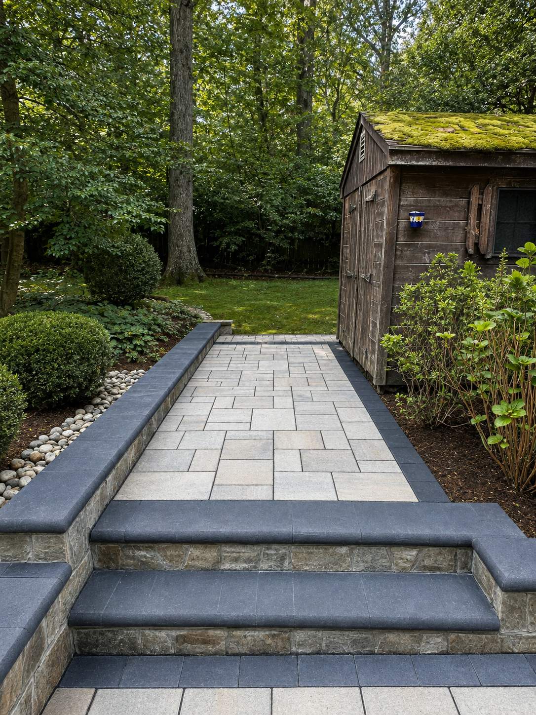 Custom Paver Patio in Reston, VA by Sunburst Construction Inc