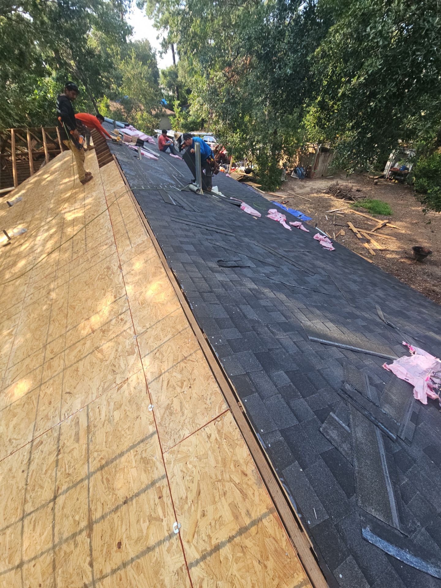 Residential Roofing Installation using Owen's Corning Duration (Lifetime) Shingles by Roof Repair Company