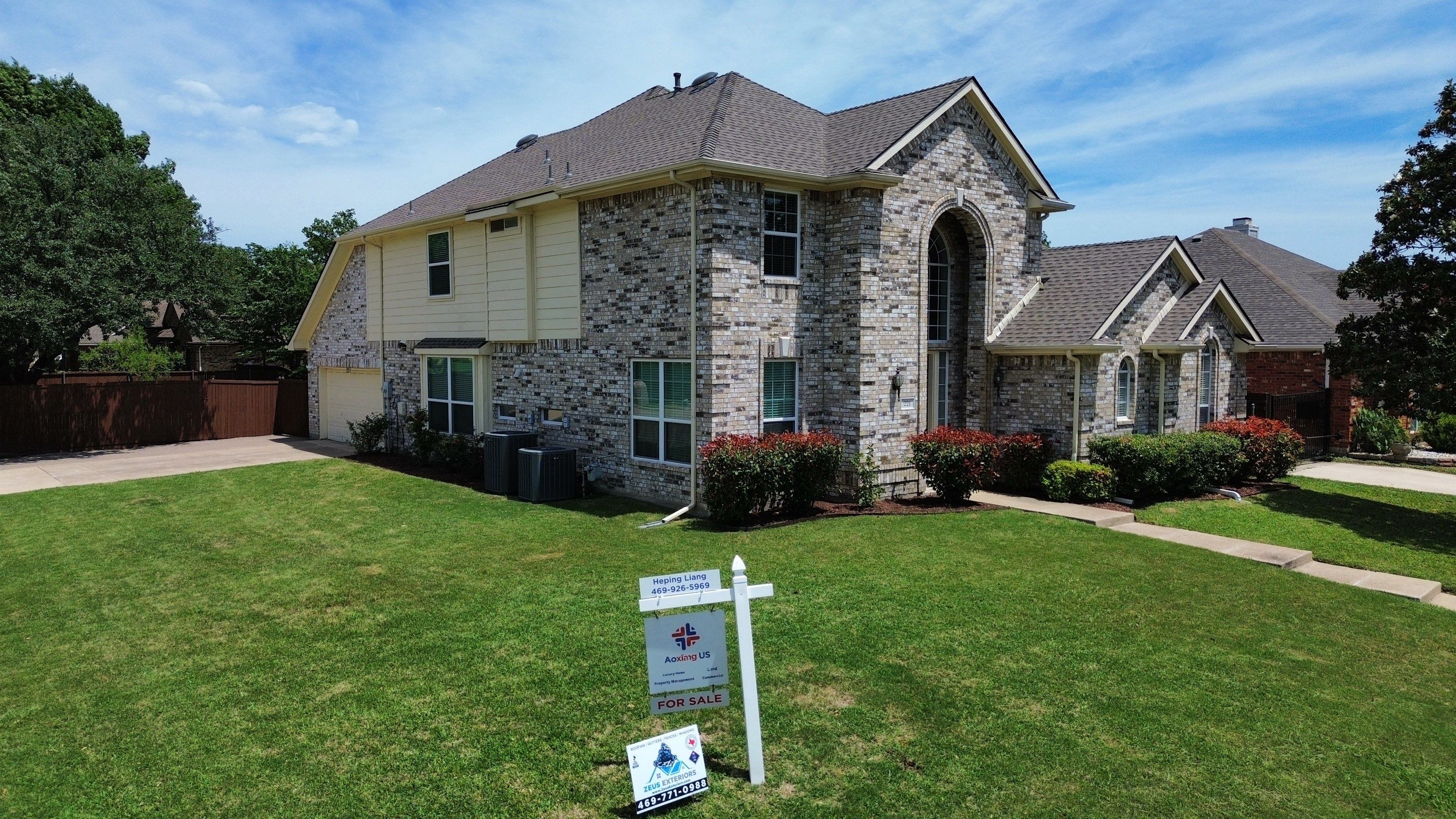 Project in Murphy  by Zeus Exteriors