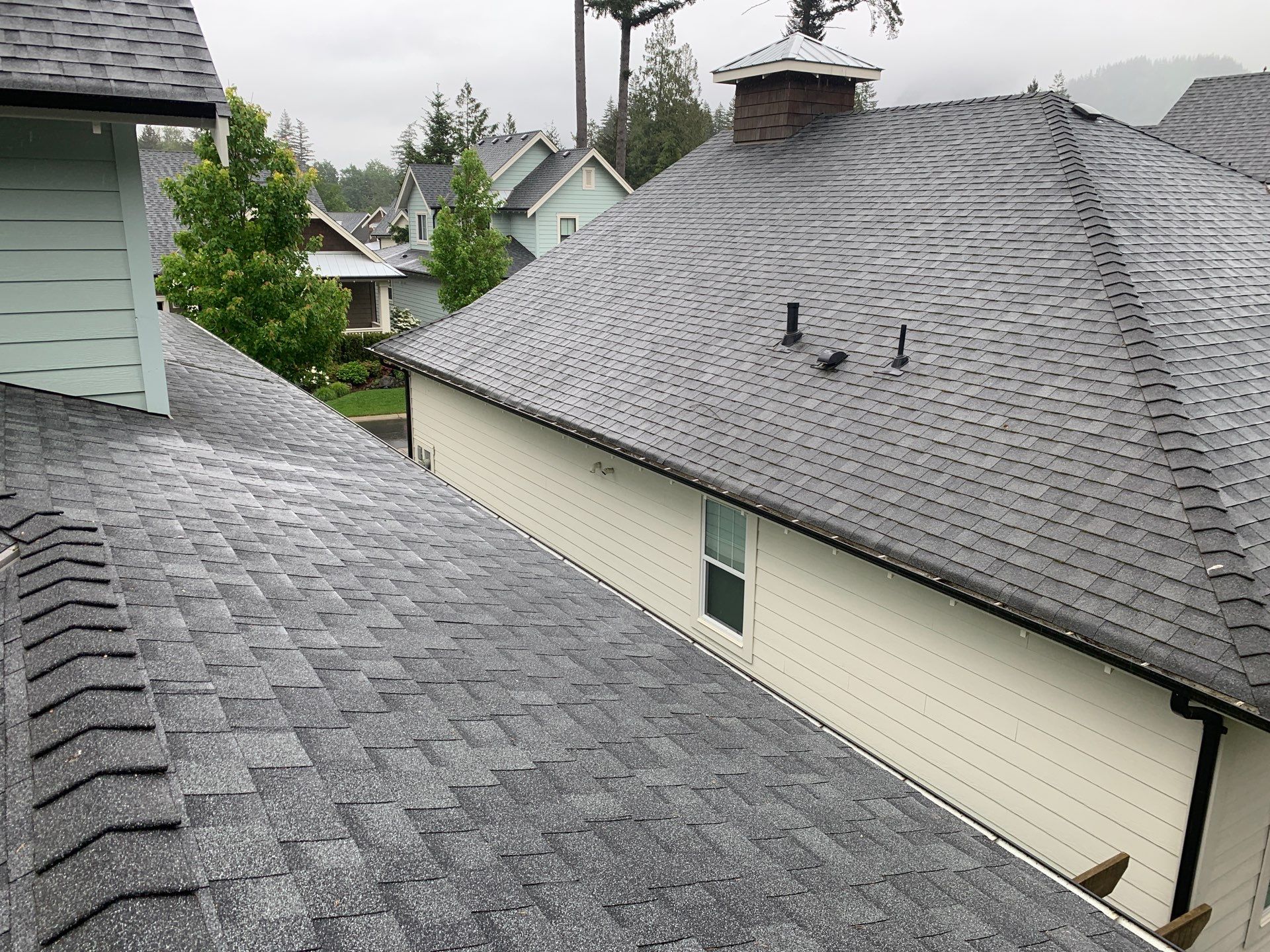 Residential Reroof Shingle - Pewter Grey by Top Notch Roofing Inc