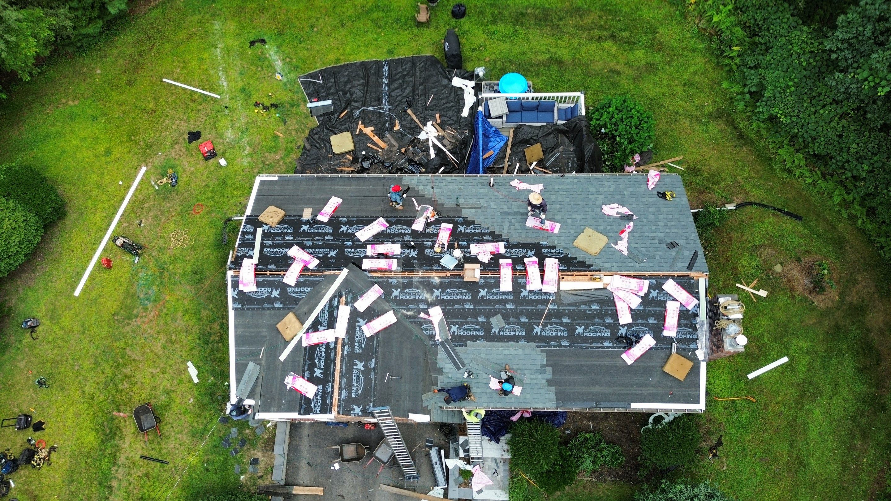 Roof Replacement & Ventilation Upgrade – Westford, MA by Mighty Dog Roofing of Greater Middlesex County